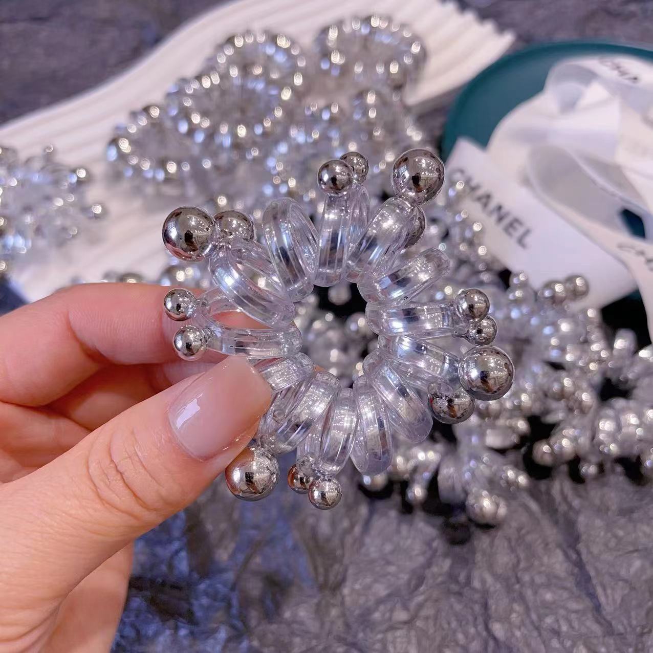 头绳/皮筋/饰品/头绳女夏季简约/发饰细节图