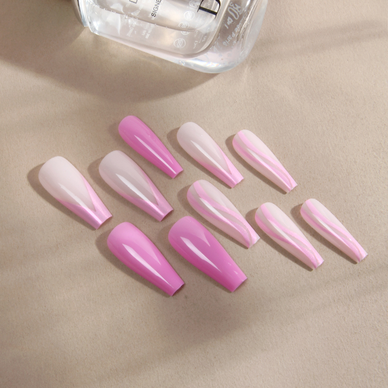 24 Pieces Of New Long Ballet Fluorescent Hot Sales Of Europe And The United States Popular Spot Wear Nail Nails details Picture