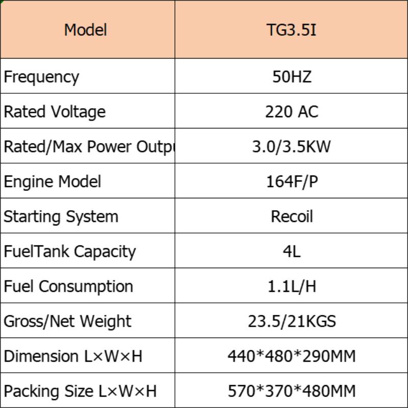 汽油发电机组实物图