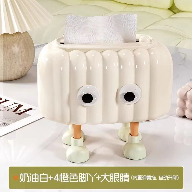 J122-JM8137 Light luxury tissue box, cute living room tissue box, creative coffee table decoration, toilet tissue storage details Picture