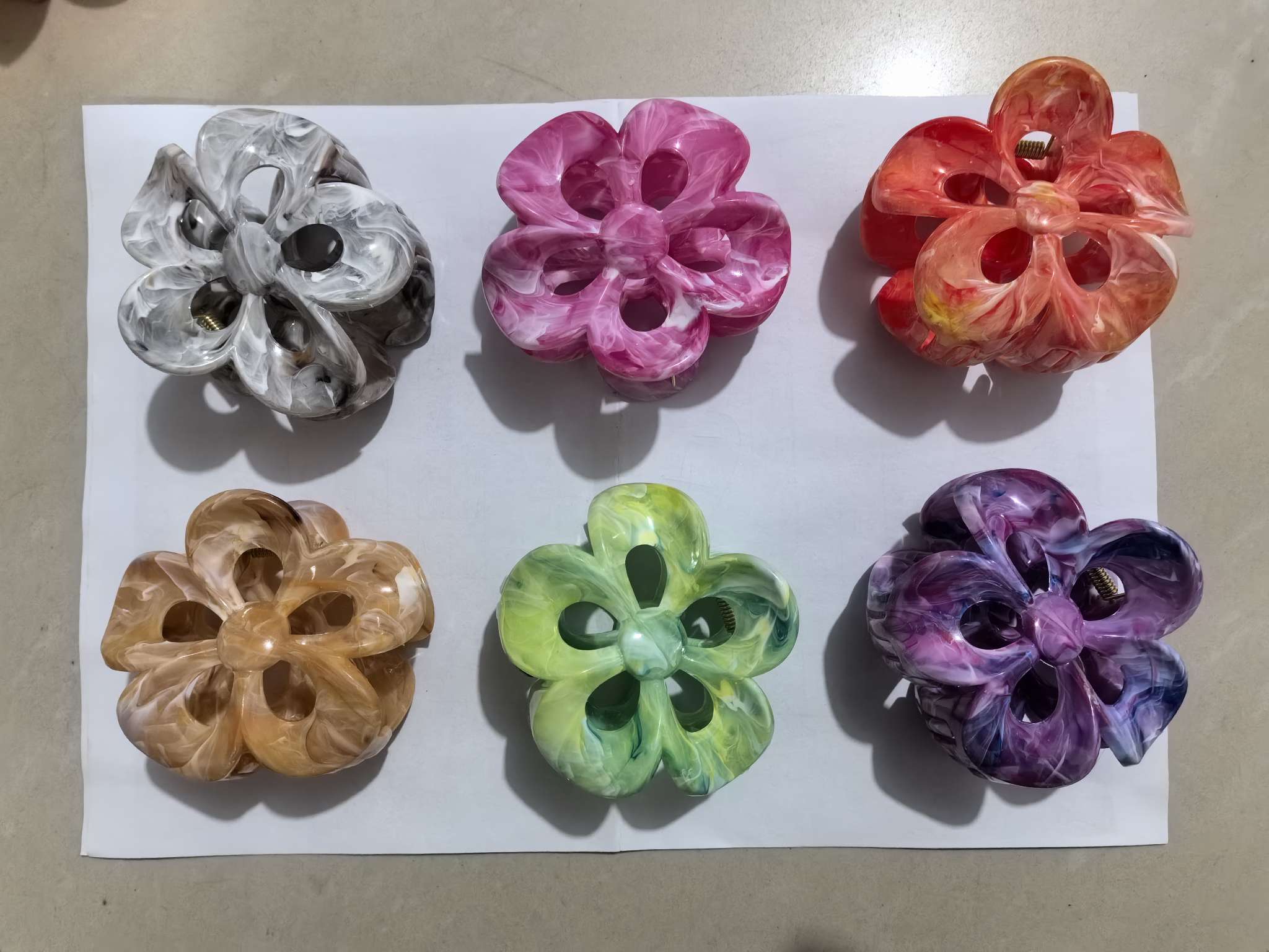 发梳头饰实物图