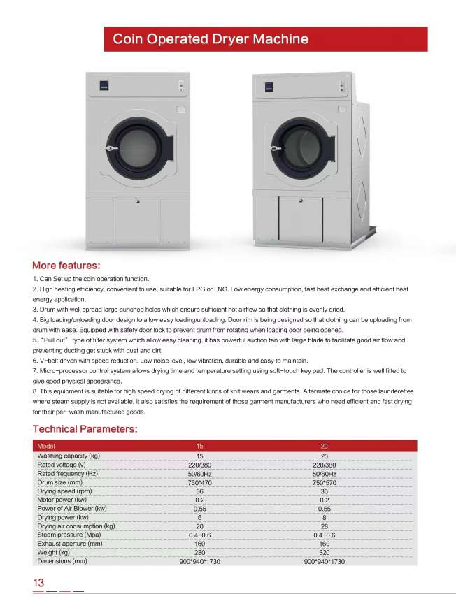 机械行业整熨洗涤设备洗衣烘干机商用家用多功能洗衣机干洗机水洗机烘干机熨烫熨平机干洗店水洗厂详情图6