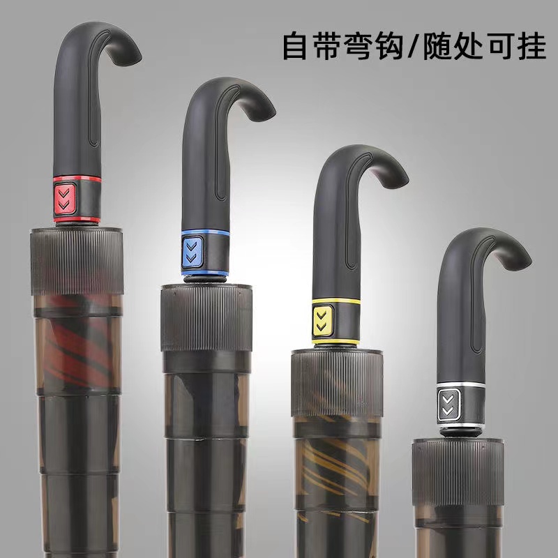 色丁长柄伞24骨雨伞定制一次性防风防晒伞详情3