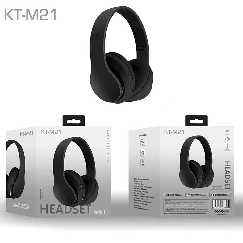 Cross-Border New Kt-M21 Wireless Bluetooth Headset Headset Sports Games Noise Reduction Computer Mobile Phone General Item Picture