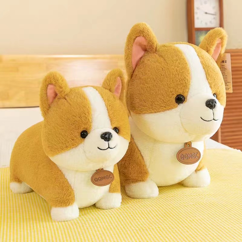 Cute and heart-shaped bottom Corky plush toy, short-legged internet-famous cloth doll, a sleeping pillow for girls on the bed Item Picture