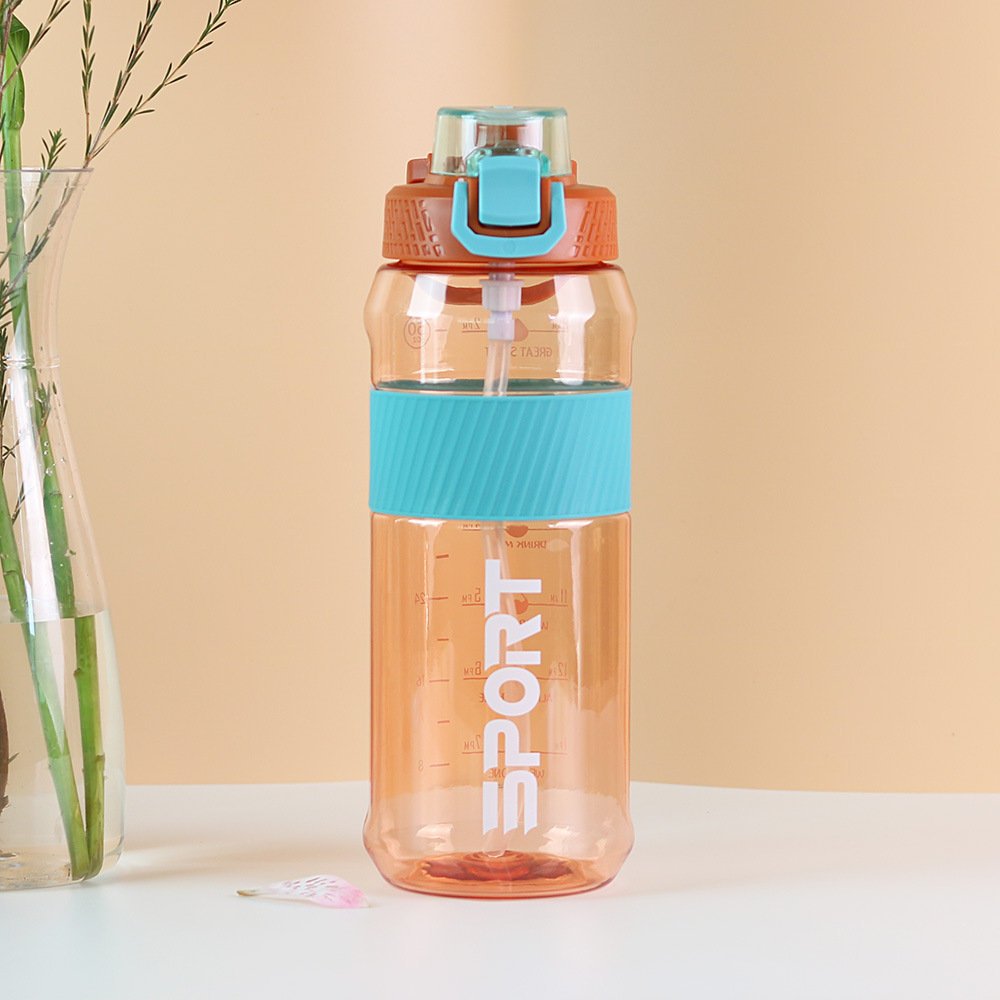 EYUN Yiyun sports water Cup, summer outdoor food-grade large-capacity straw cup, high-temperature resistant bottle, space plastic cup, portable sports water bottle, fitness water bottle, outdoor sports straw cup details Picture