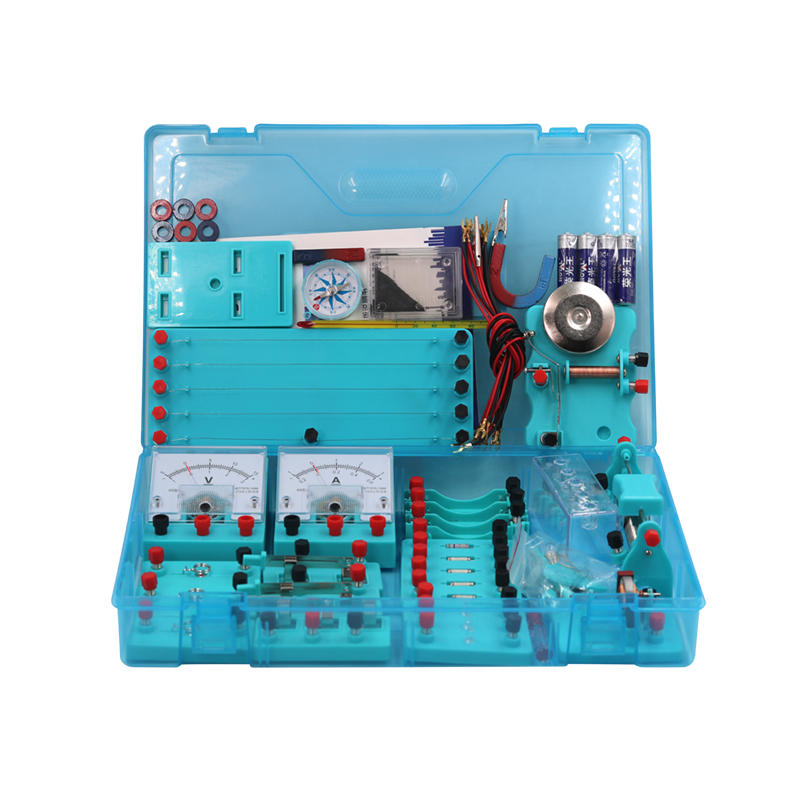 Complete set of electrical experiment equipment for junior high school physics, electrical experiment box, physics science experiment equipment, special experiments for the high school entrance examination of grades 8 and 9 Specification image