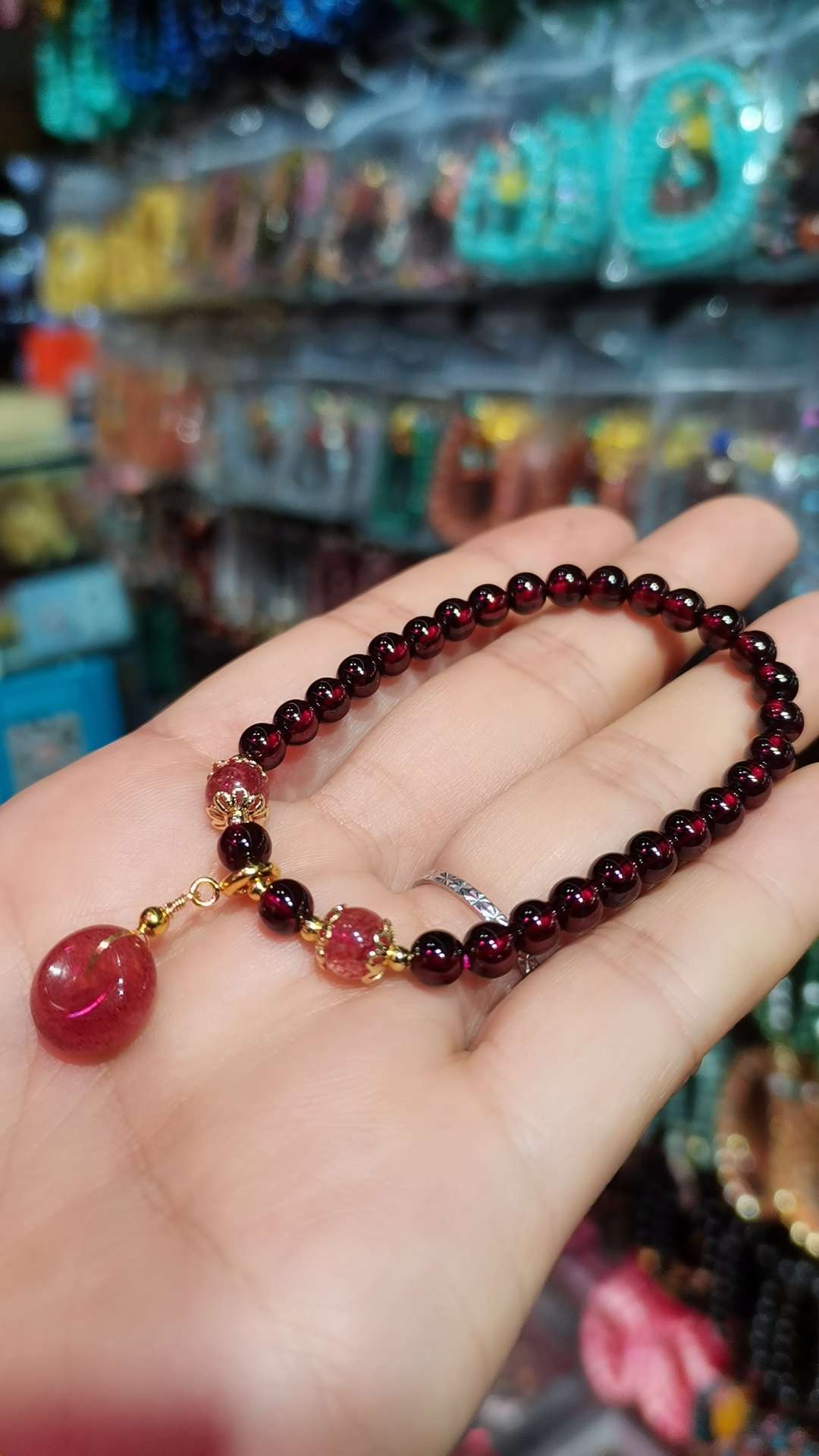 石榴石手链手串，成品手串，手链 国潮系列
