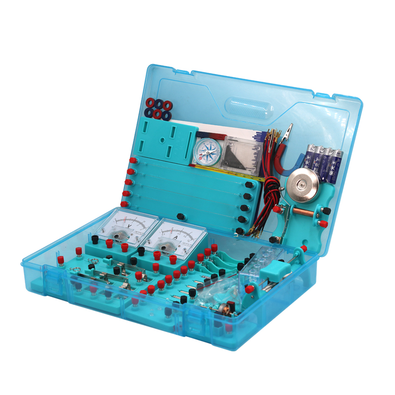 Junior high school physics electricity experiment equipment, physics electricity experiment box, special supporting equipment for the ninth grade of the high school entrance examination, national standard circuit box Specification image