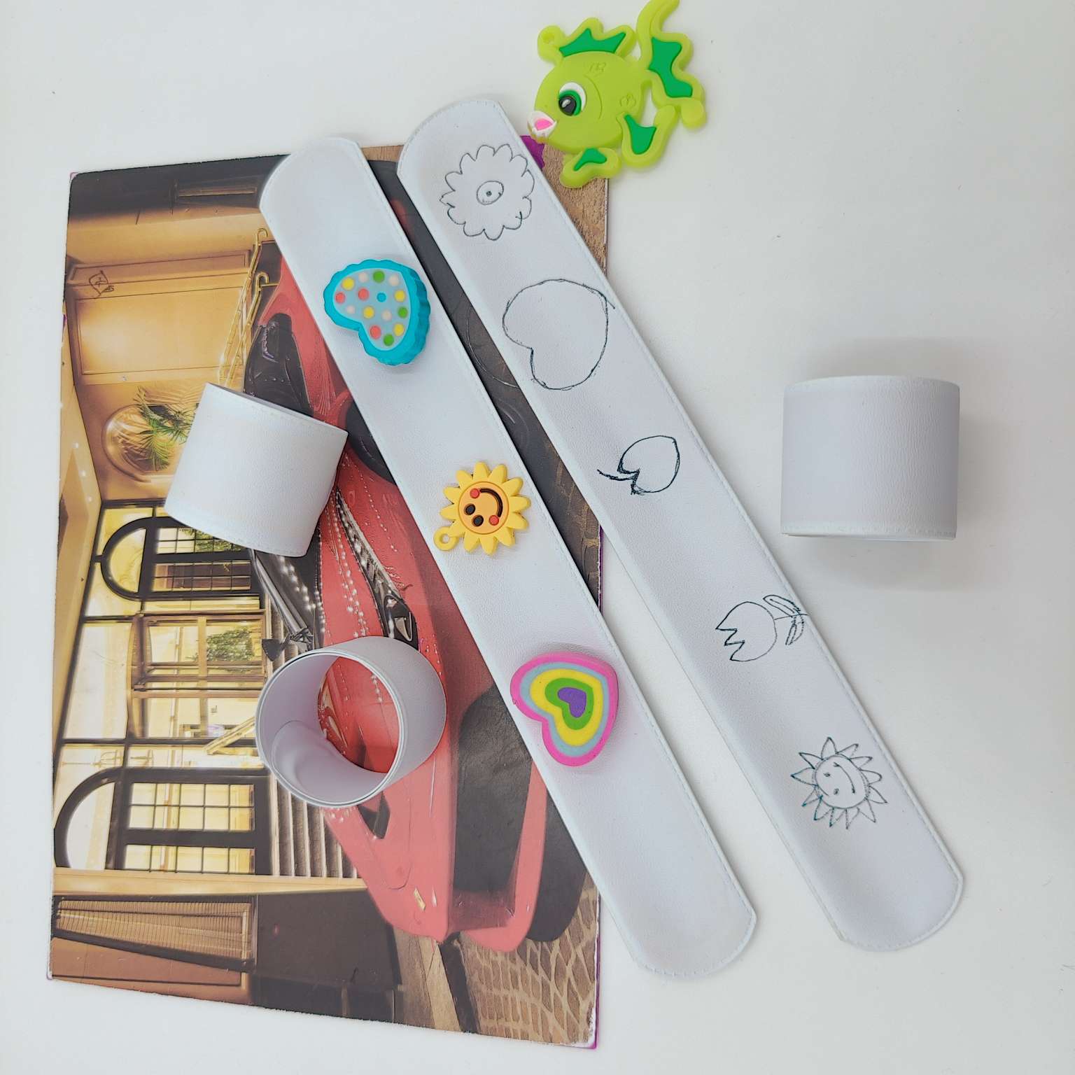 锻炼孩子动手能力DIY白色啪啪圈，PVC啪啪圈，详情图5