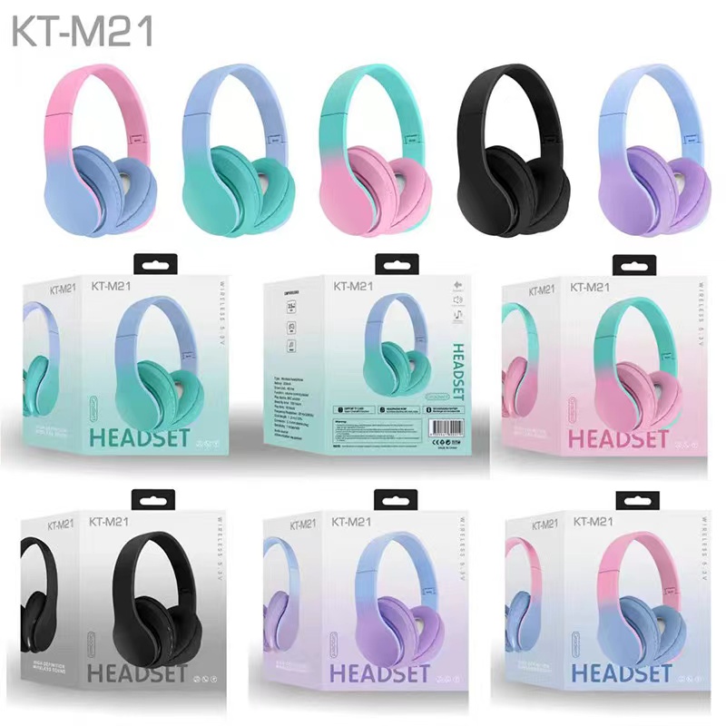 Cross-Border New Kt-M21 Wireless Bluetooth Headset Headset Sports Games Noise Reduction Computer Mobile Phone General