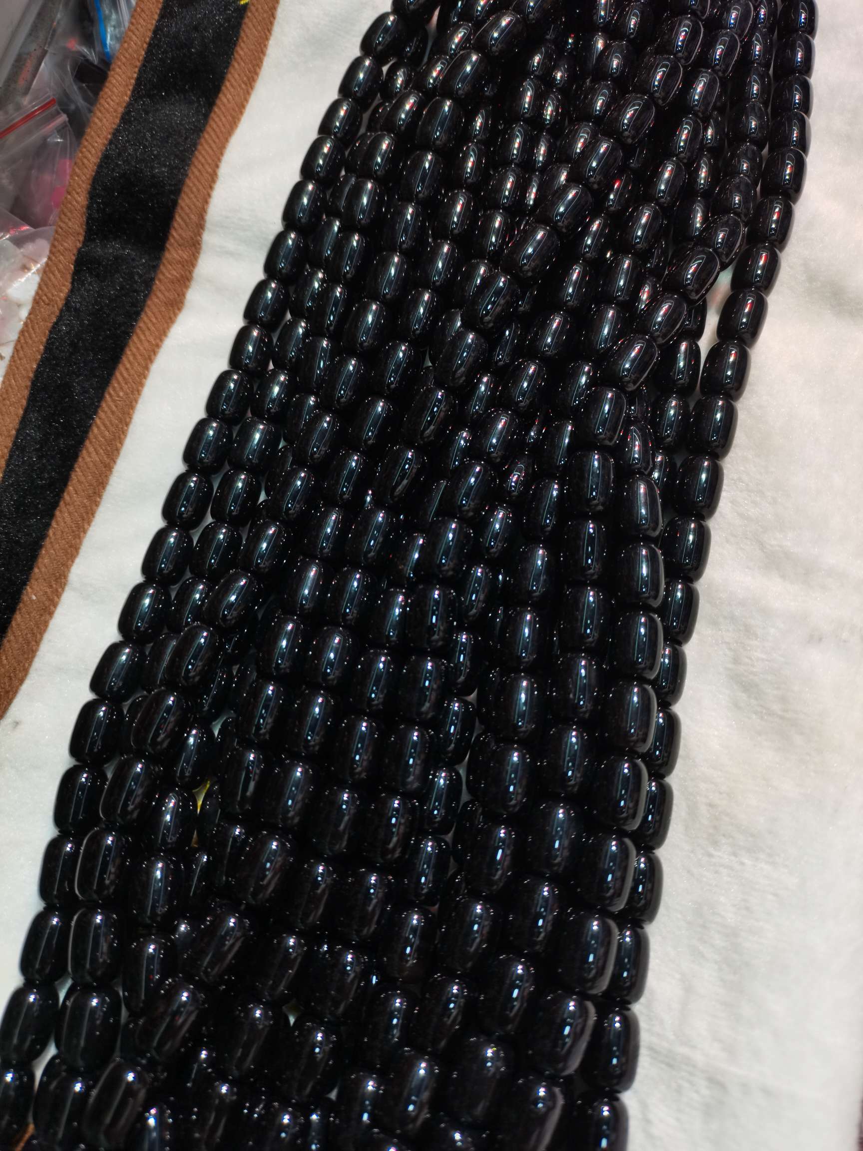 玛瑙桶珠10*14精品玛瑙DIY配珠产品图