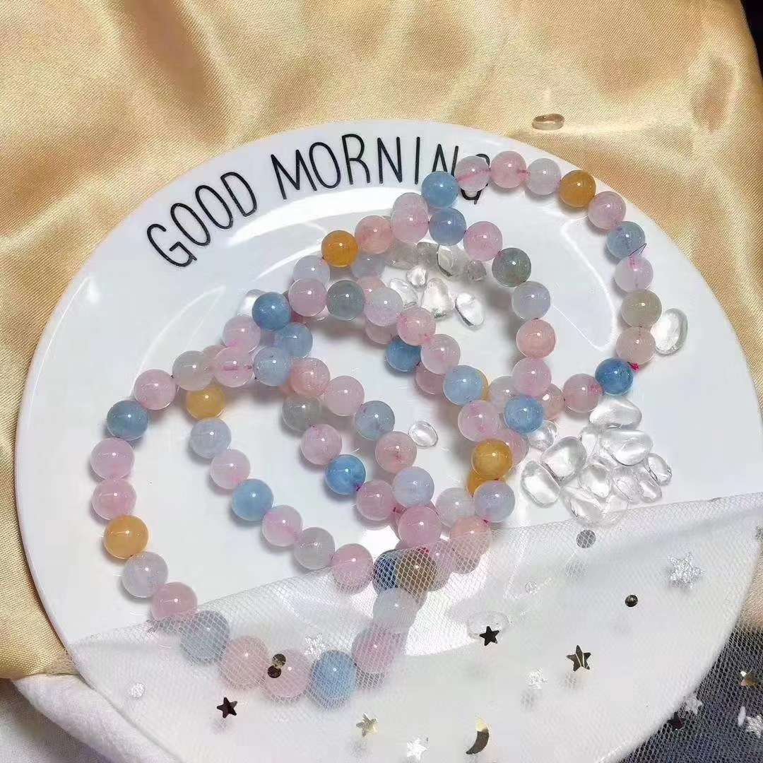 10mm摩根石，天然珠宝，成品手串手链产品图