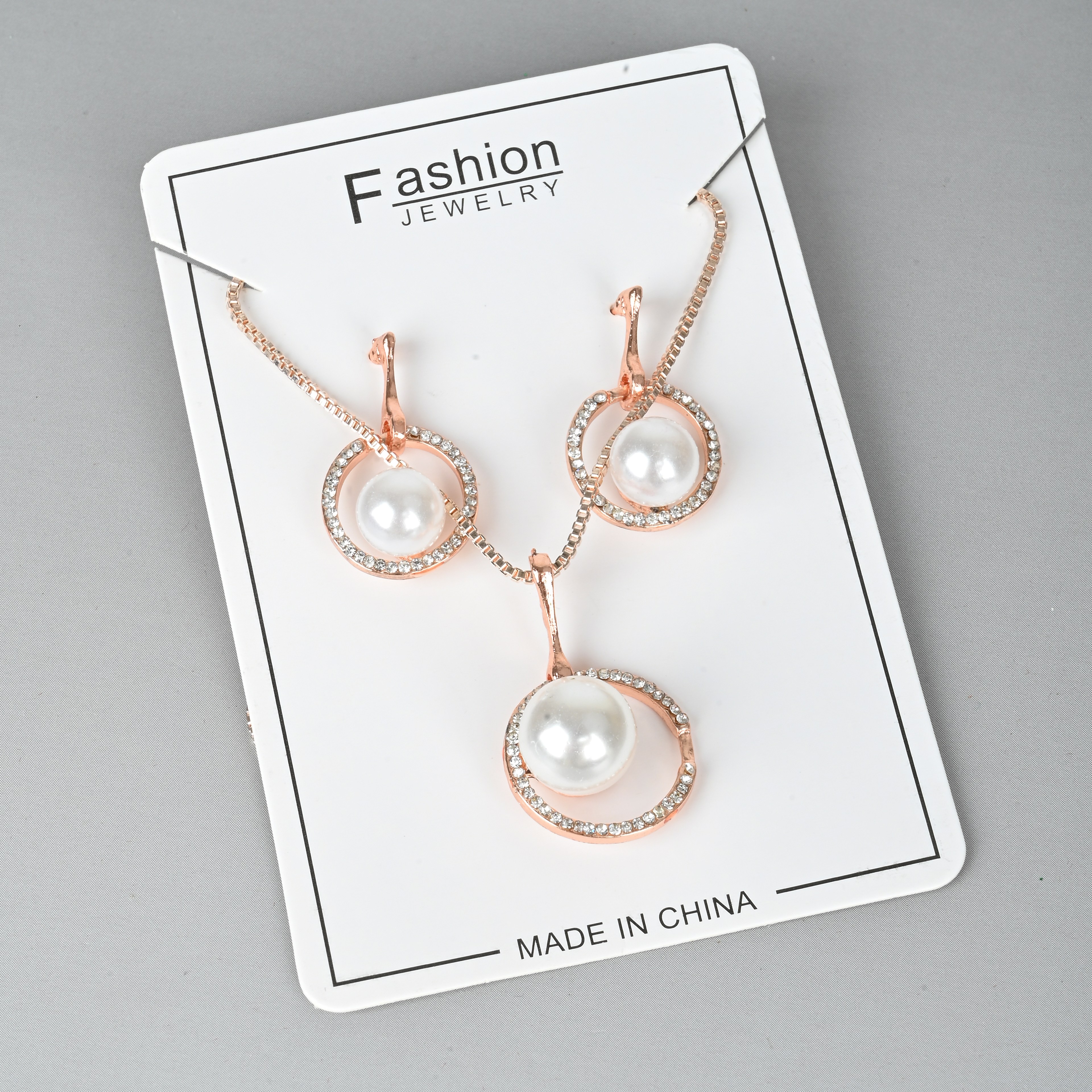 The United States Cross-Border Set Of Precious Earrings Beaded Necklace Set European And American Set Of Jewelry Bride Jewelry Two Sets Specification drawing