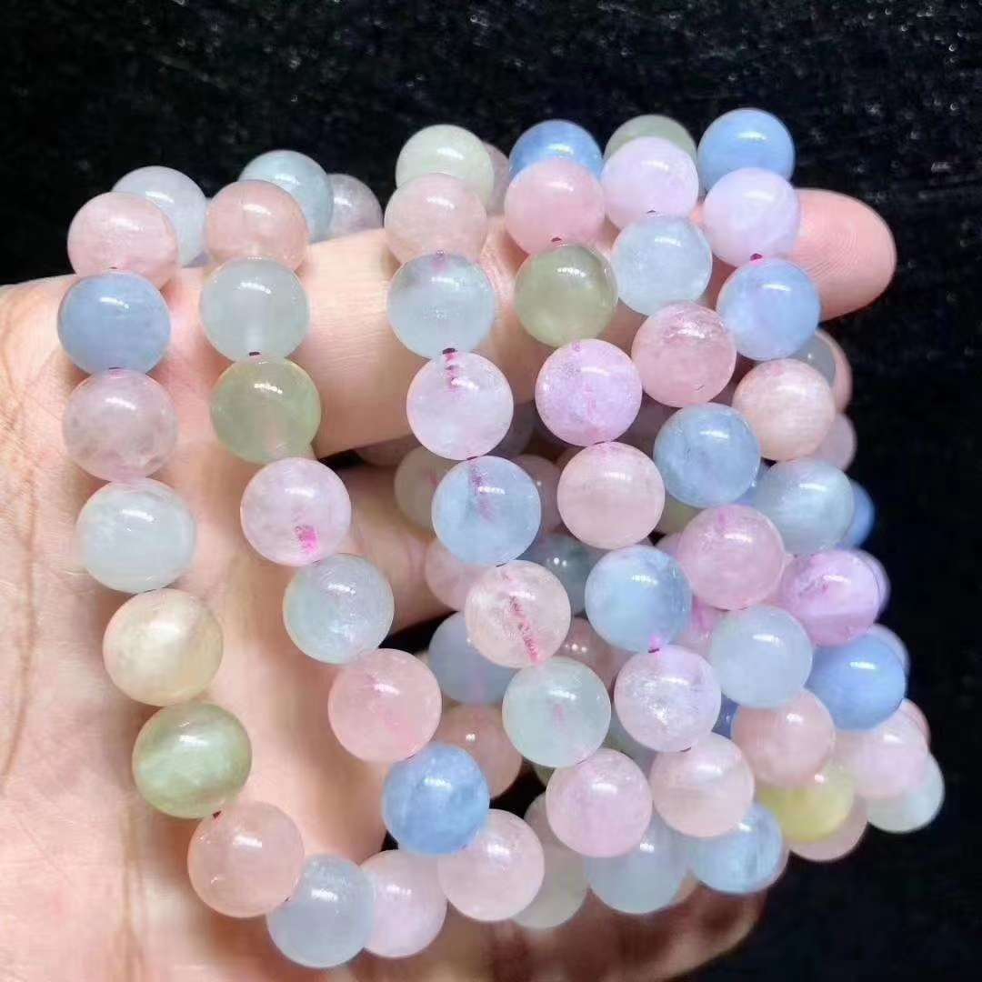 10mm摩根石，天然珠宝，成品手串手链细节图