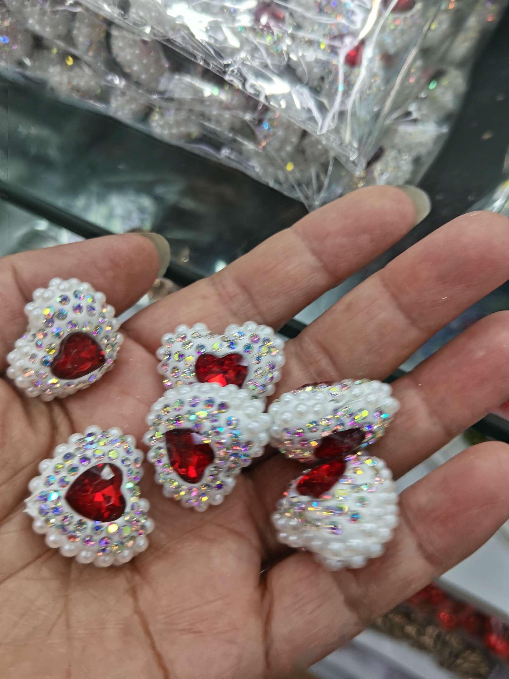 Heart jewelry accessories details Picture