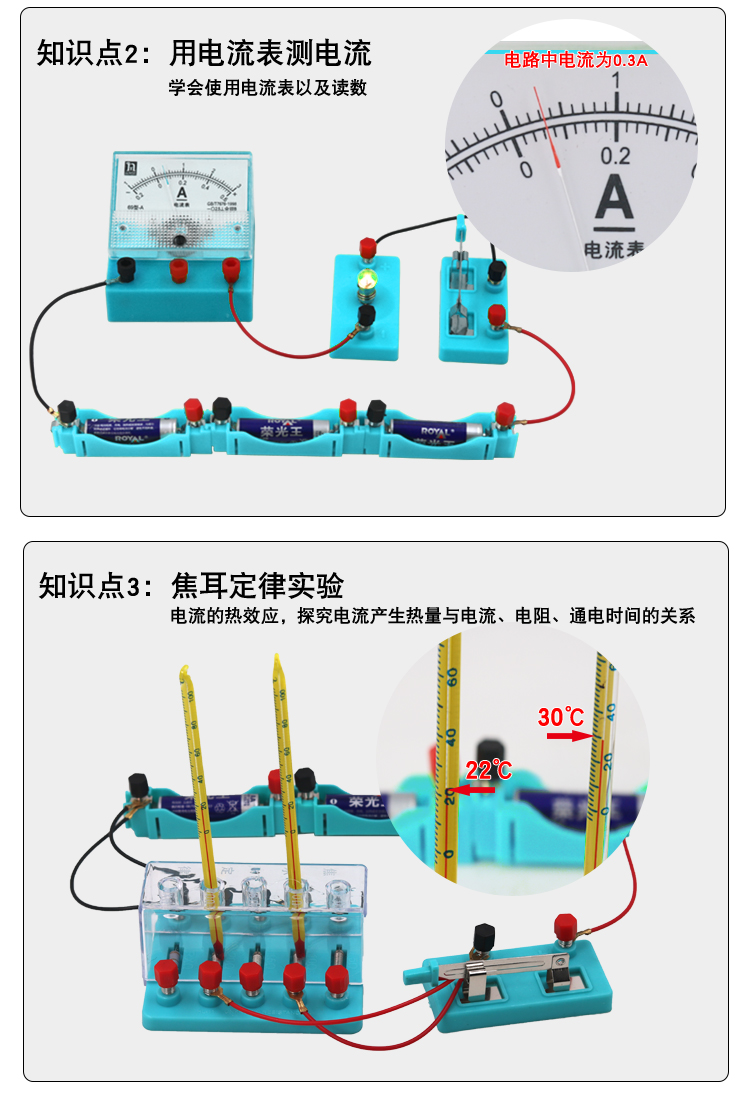 初中物理电学实验器材全套电学实验箱物理科学实验器材八年级九年级中考专用实验科学教具详情6