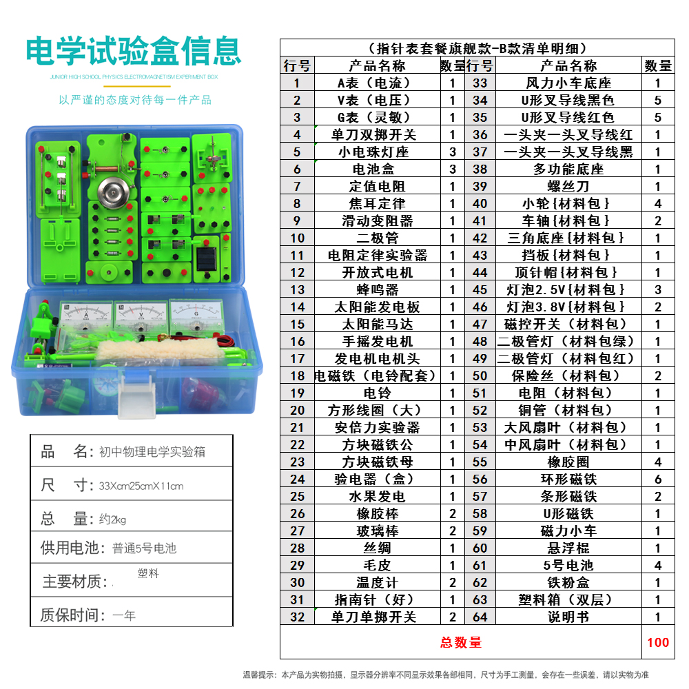 Junior high school physics electrical experiment equipment, electrical experiment box, creative set of office stationery for the ninth grade high school entrance examination, stationery gift box, high-end stationery combination set, complete set of student learning supplies Application Scenario