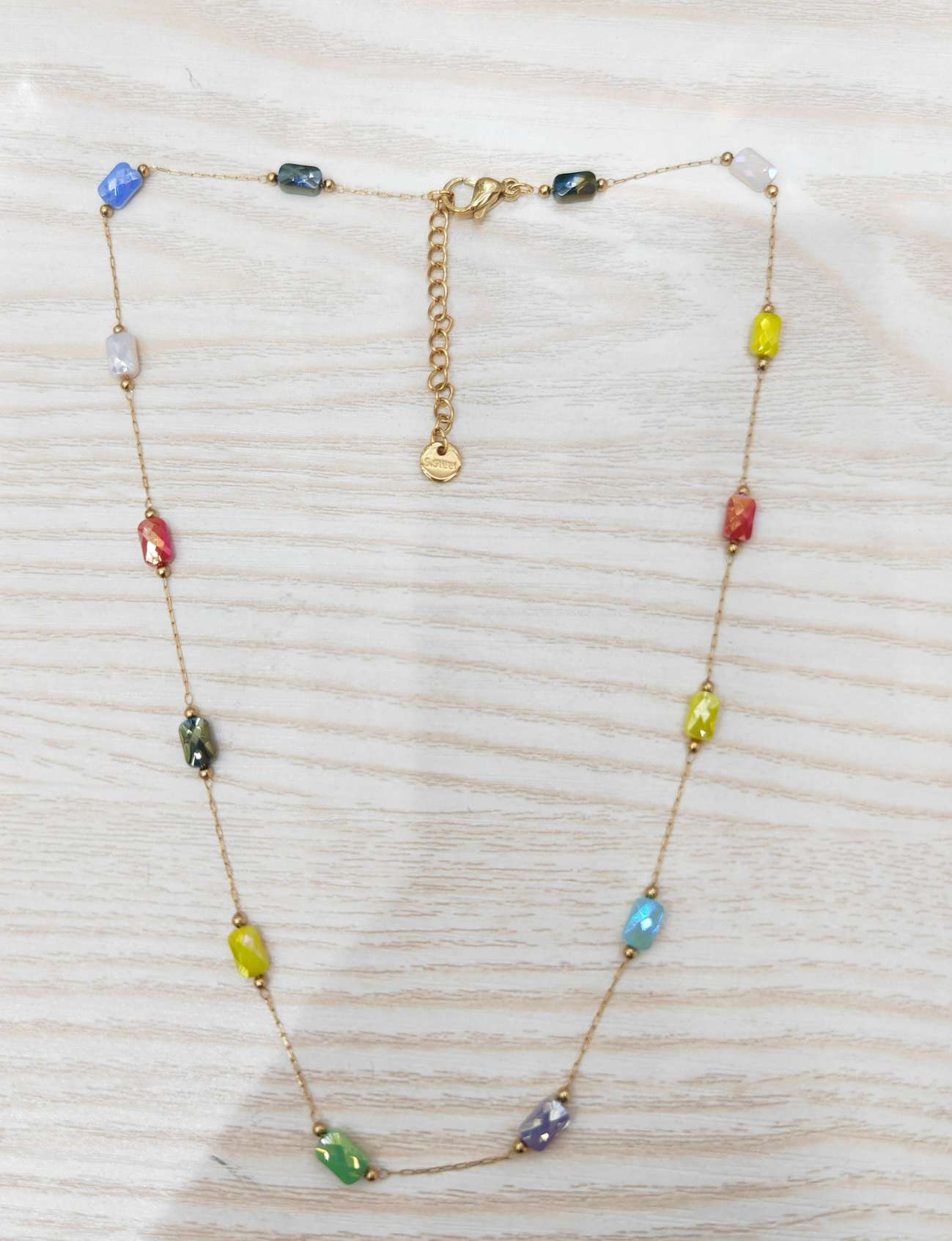 欧美流行 方形切面水晶不锈钢手链 高档饰品 优雅时尚 详情图4