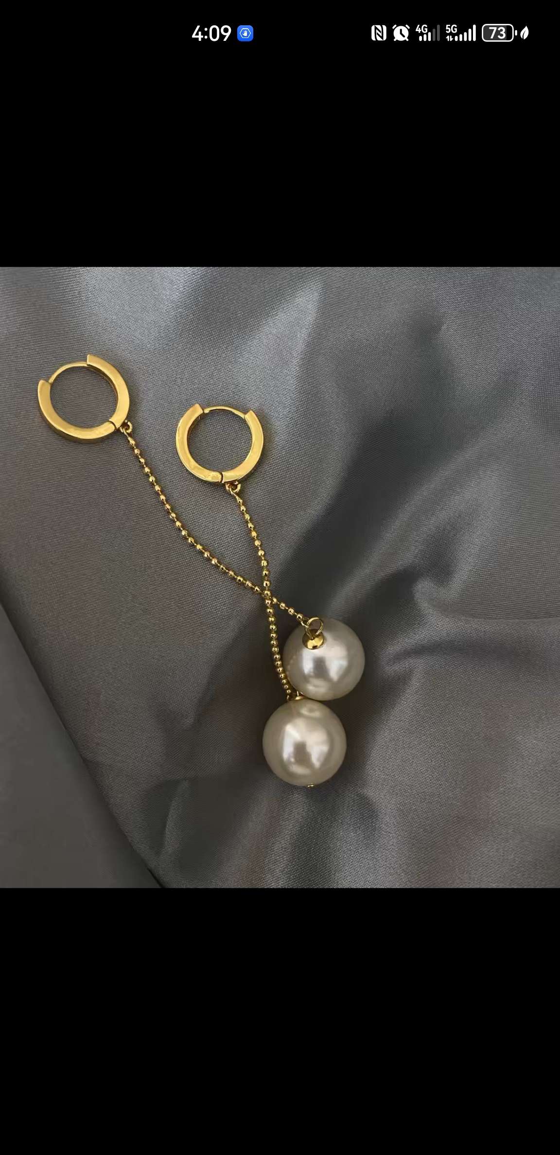 珍珠耳环耳饰 精致饰品 女士时尚耳钉 独特设计优雅耳饰 珍珠点缀耳环饰品详情图4