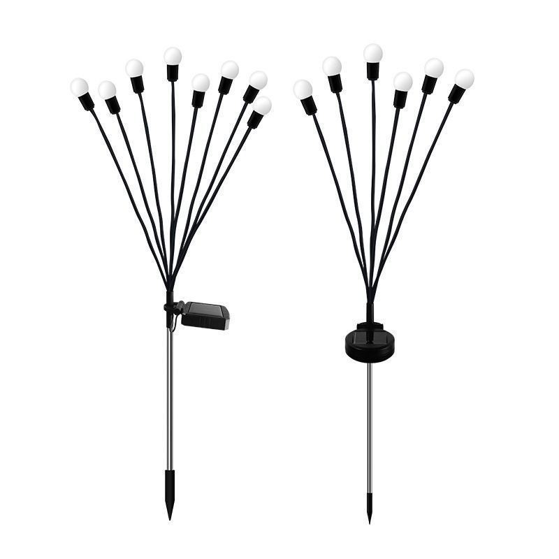 Led Solar Lawn Wind Firefly String Lights Outdoor Garden Garden Ground Lights Waterproof Camping Lights details Picture