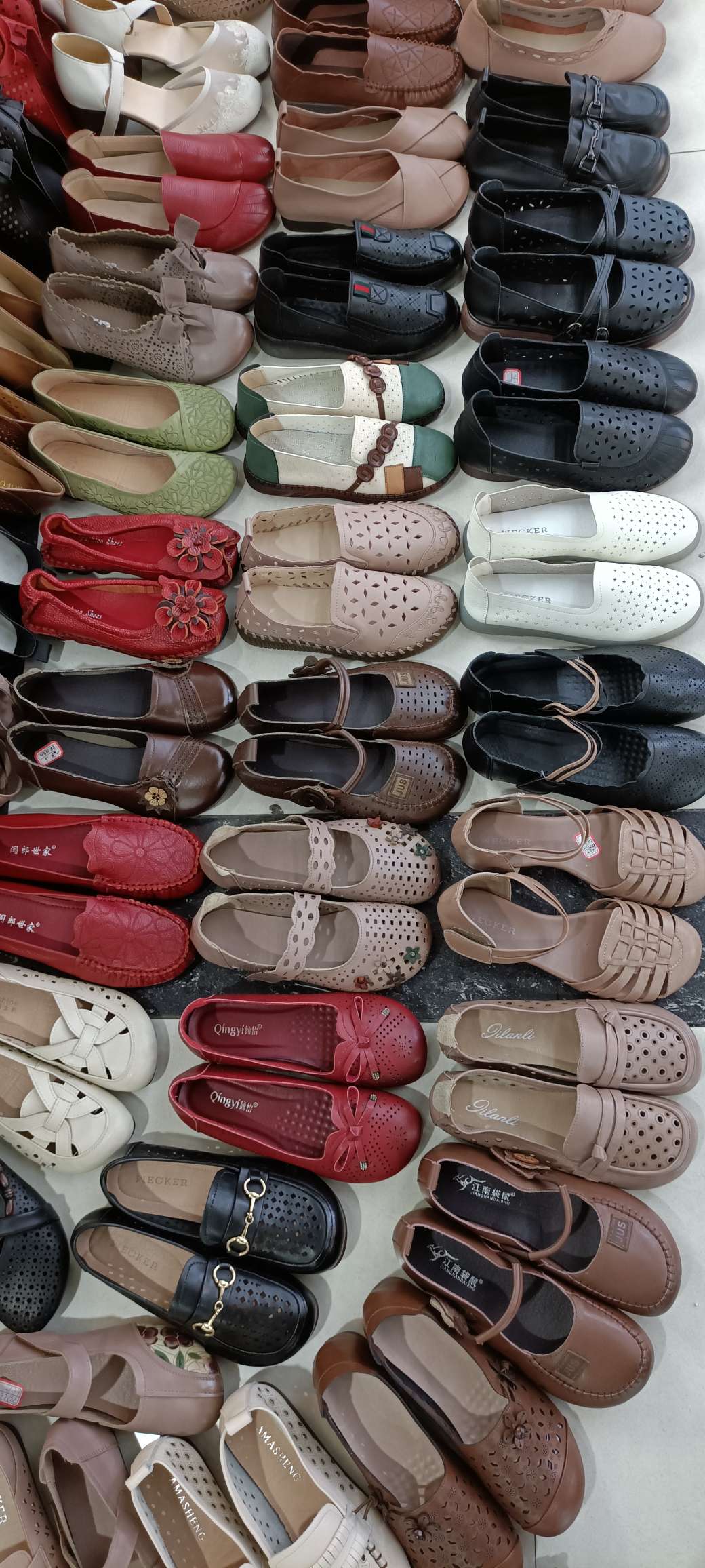 Women's casual single shoes, leather shoes, sandals, slippers, flying woven shoes