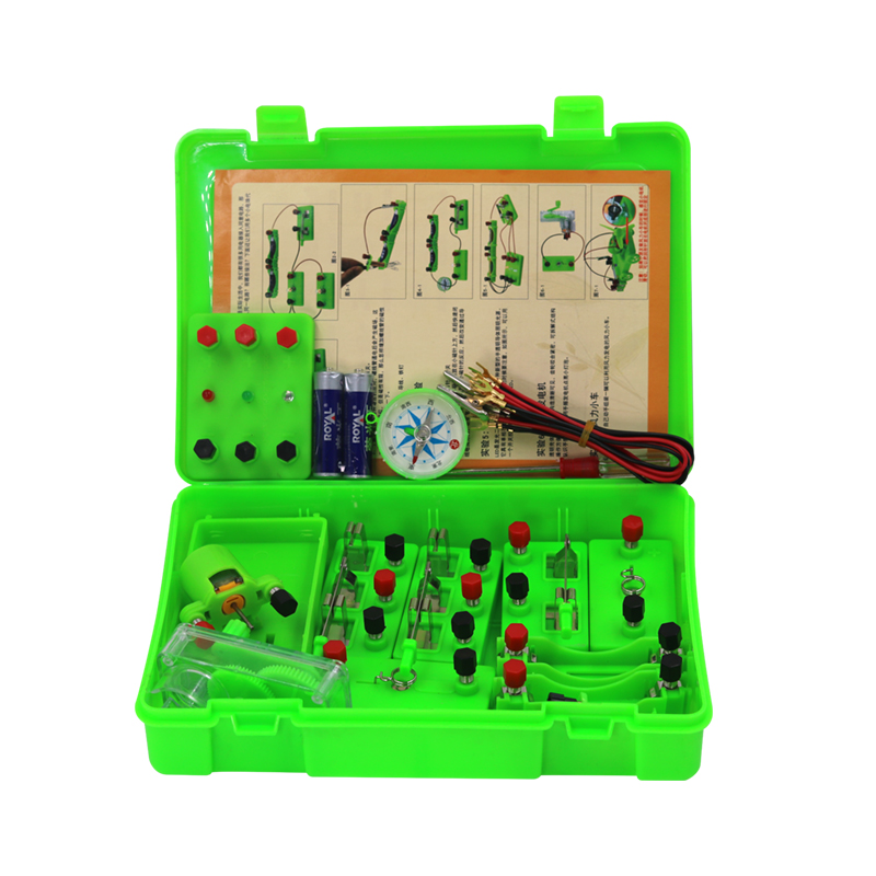 A complete set of electrical experiment equipment for primary school students, including small science experiment toys and teaching AIDS for electricity and magnetism in grades four and five of primary school details Picture
