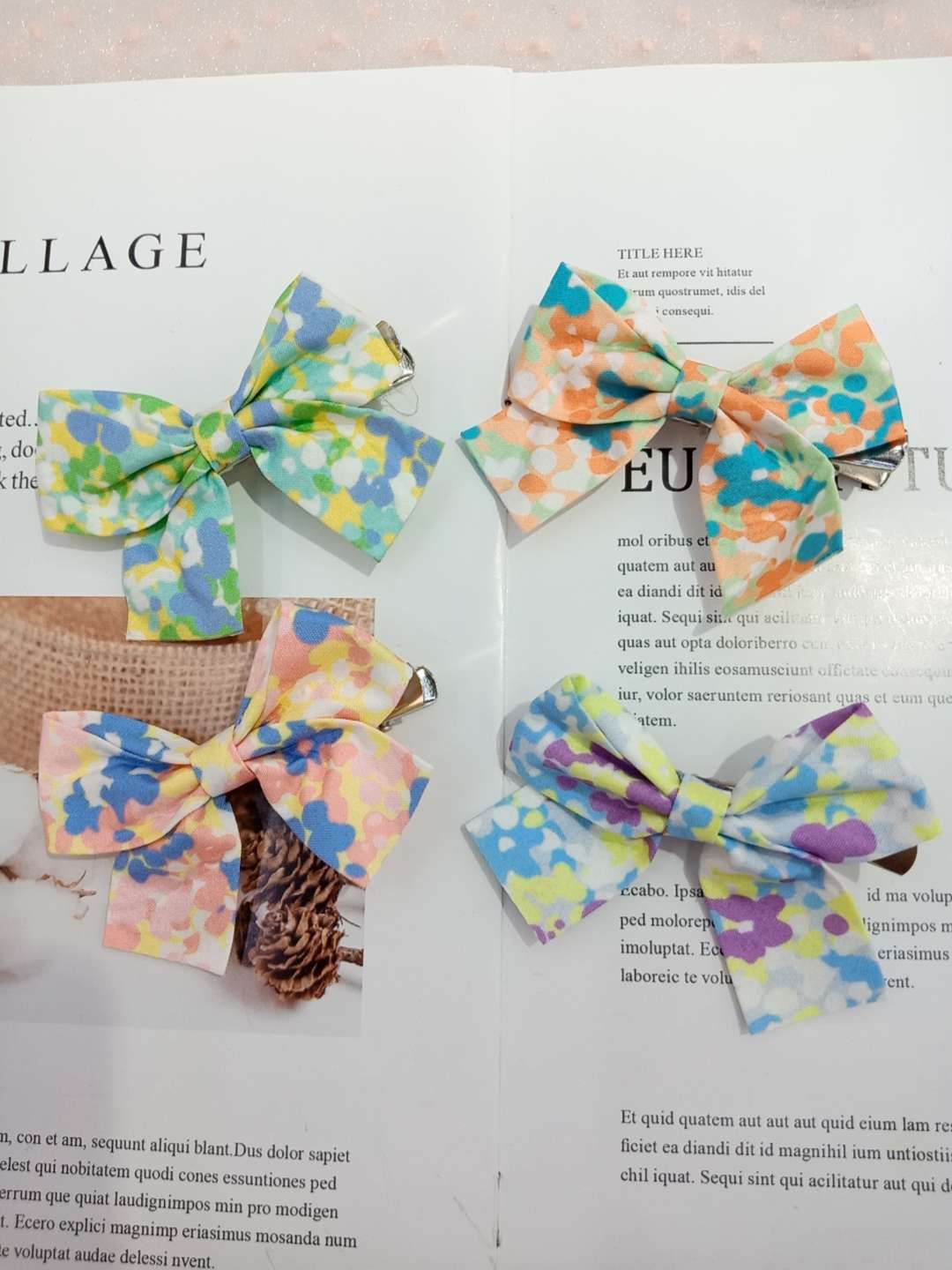 布艺鸭夹产品图