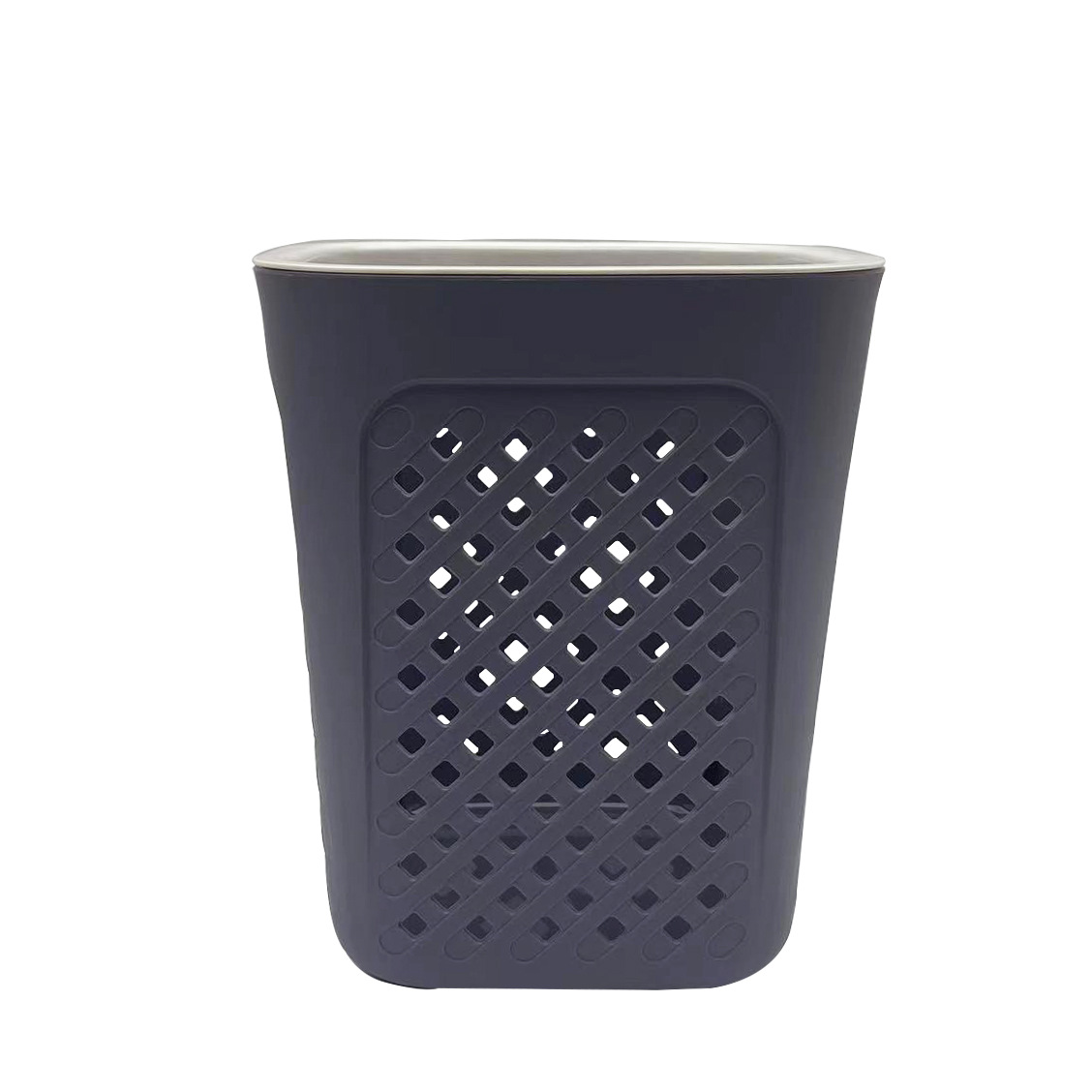 P22-PY-403 Pin Yao Square Plastic trash can, creative bathroom wastebasket, large uncovered trash can for kitchen and living room Application Scenario