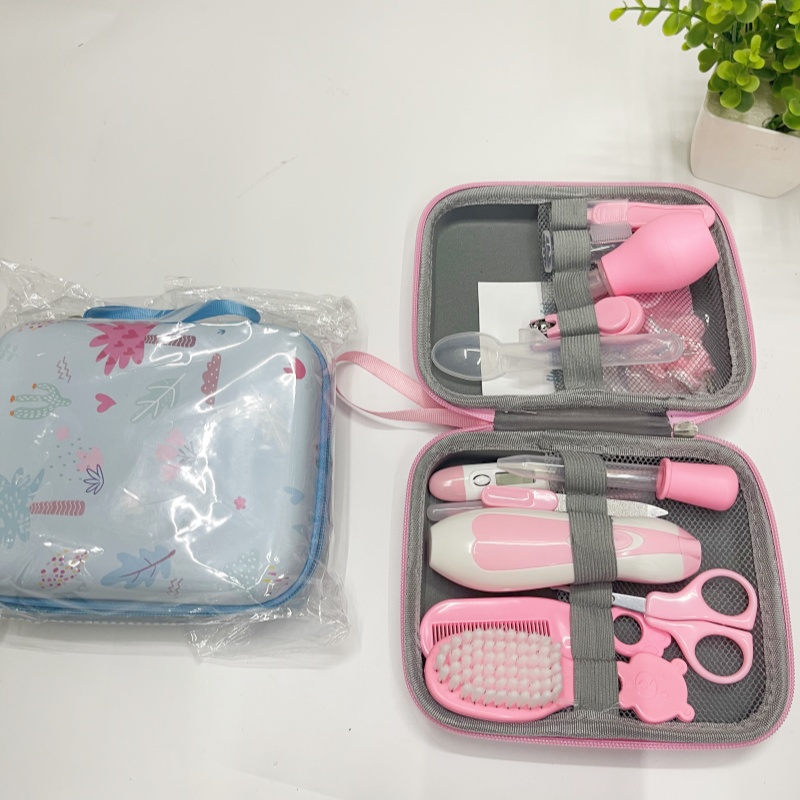 婴儿宝宝护理20件套吸鼻器剪刀指甲钳套装便携式梳子母婴用品批发