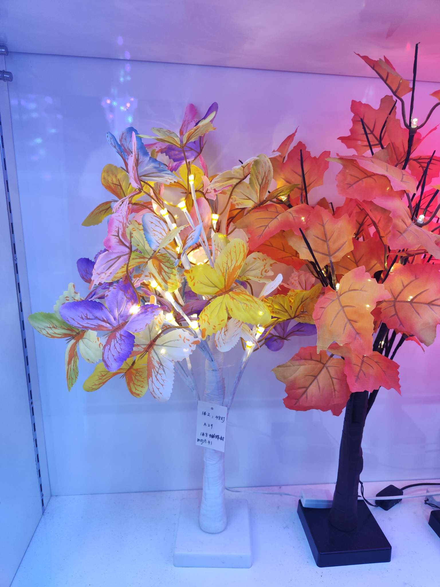 圣诞节日装扮圣诞花 圣诞装饰品 圣诞工艺品白底实物图