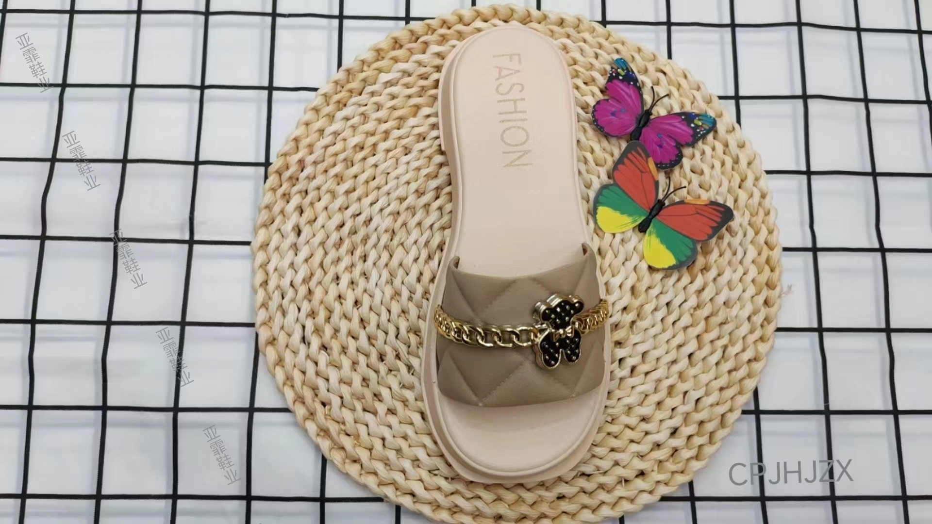 Wear slippers on the outside every day