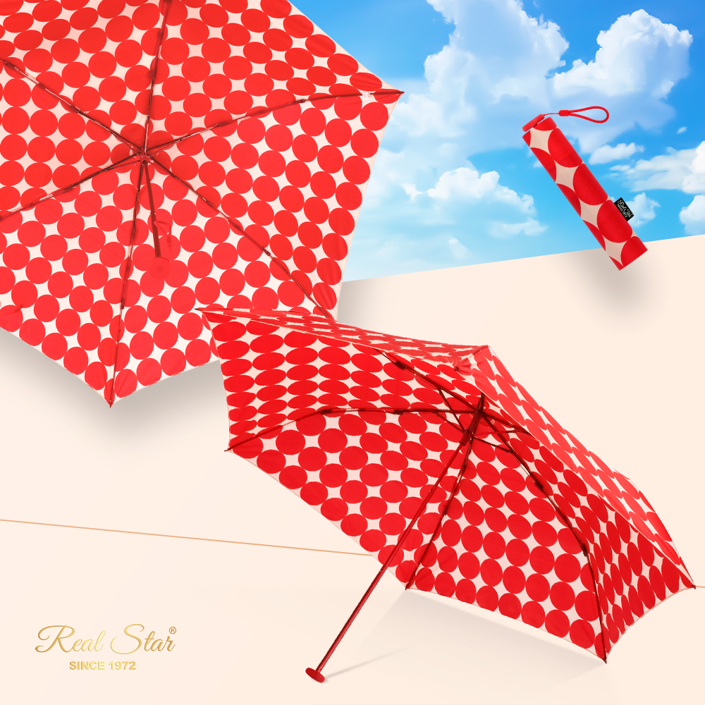 3230 large polka dot umbrella 50% off pocket umbrella, ultra-light umbrella, all-weather umbrella, aluminum alloy 2-use Goddess umbrella wholesale Specification image