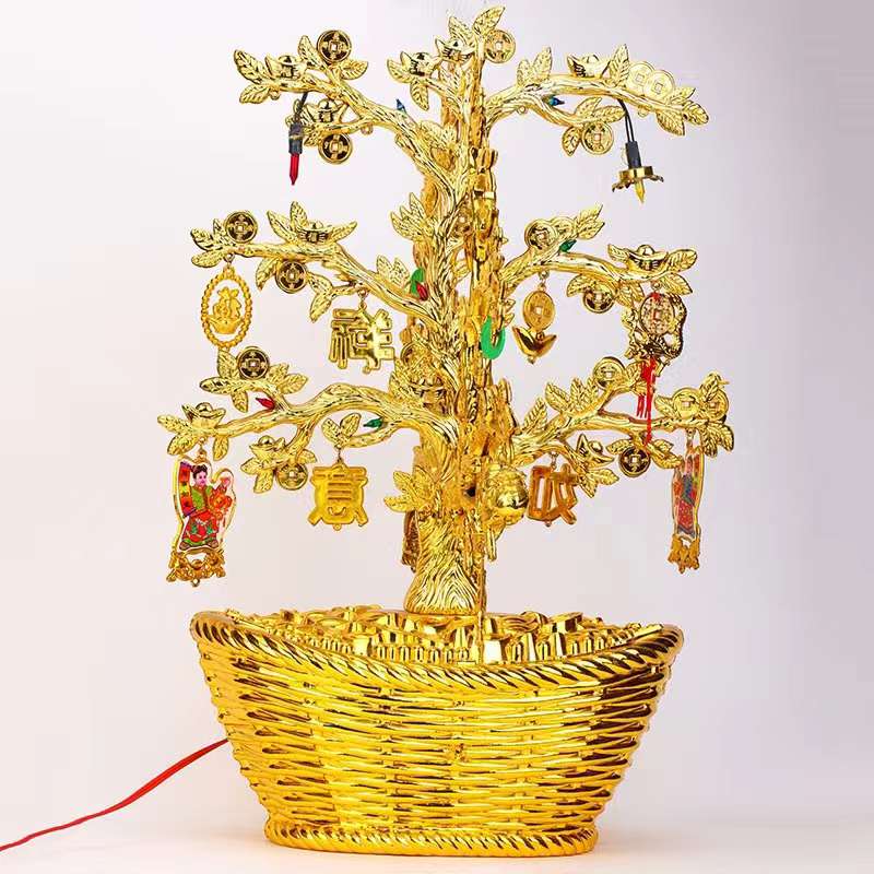 特价发财树工艺品礼品 摆件 塑料工艺品 地球仪教育玩具 仿真摇摆莲花灯家居装饰