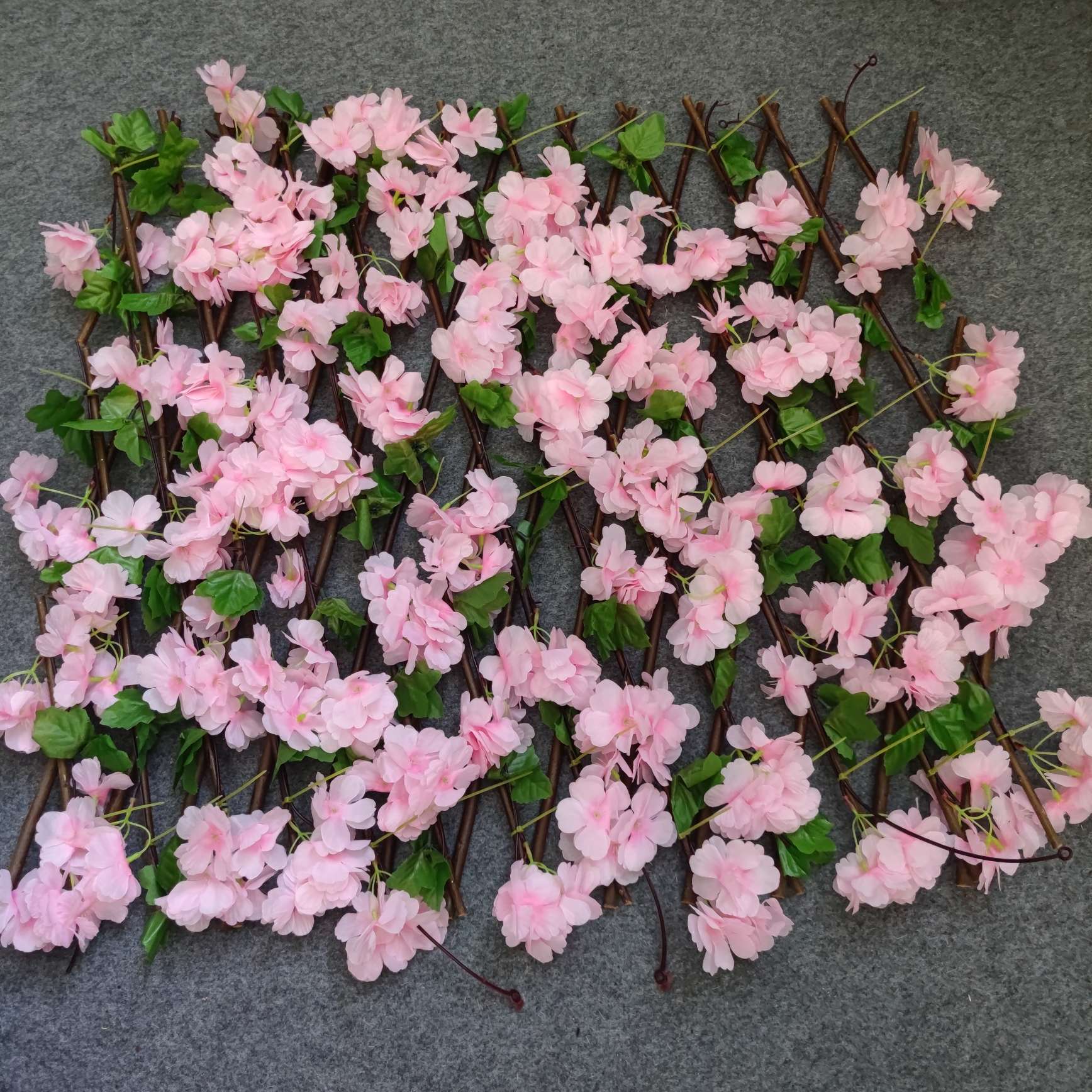 The iron crabapple seedlings, tray seedlings, potted flowers and Euphorbia milii bloom all year round. Office green plants purify the air detail image 11