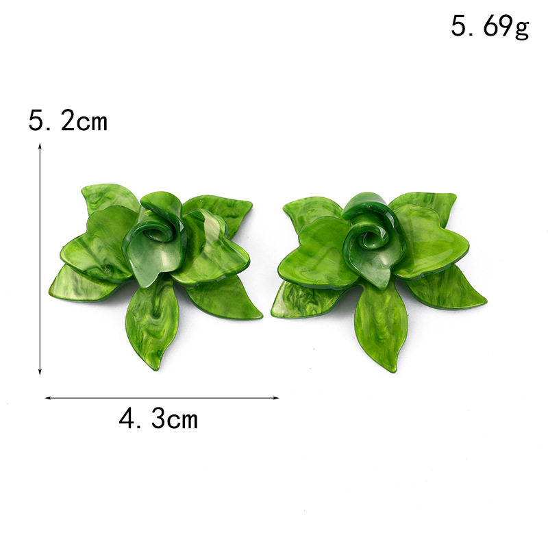 diy earrings, earrings, hairpins, headwear and accessories with exaggerated petal designs and a unique charm Item Picture