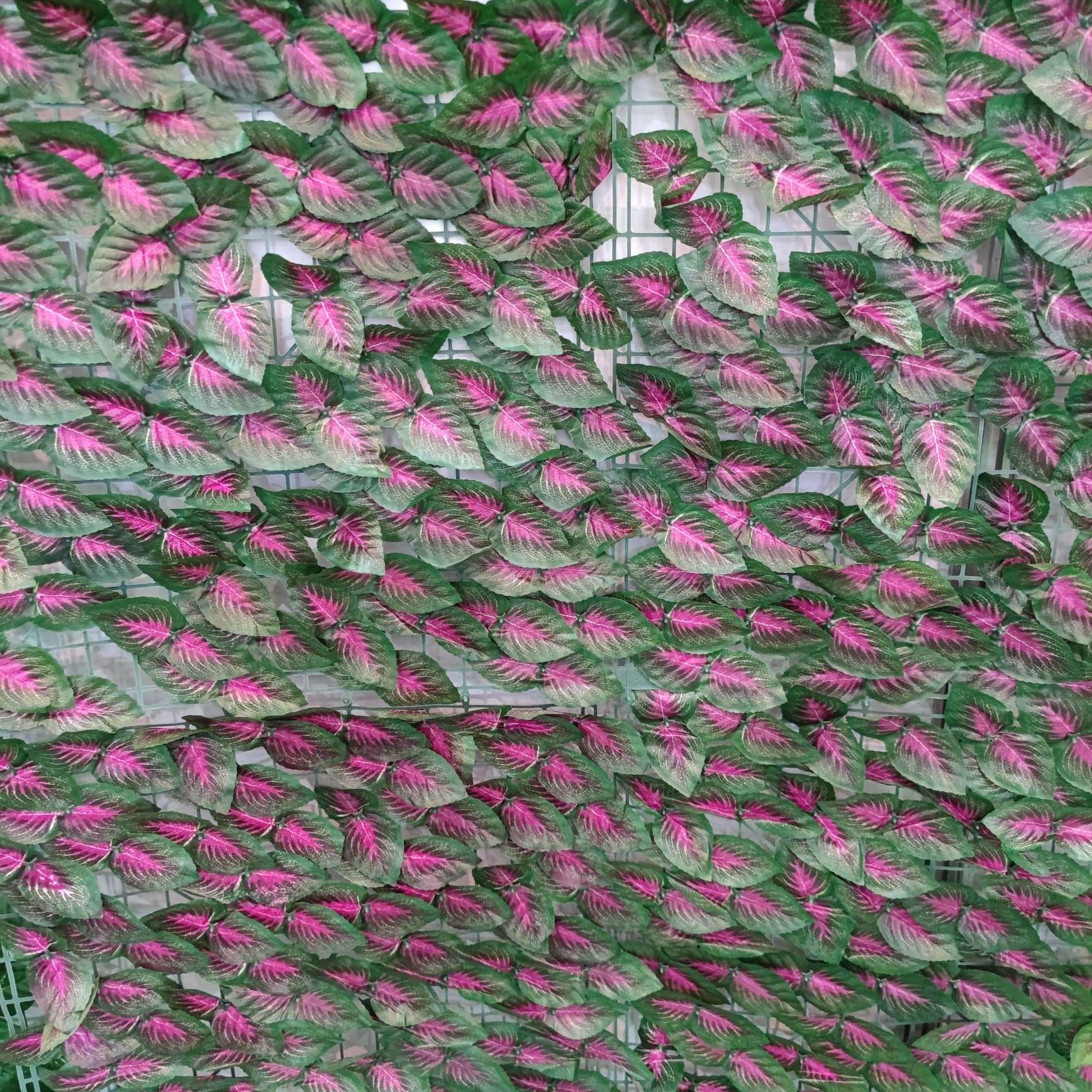 Artificial plant wall, green plant decoration, artificial turf, storefront background wall, plastic artificial flowers and grass, indoor turf, balcony detail image 10