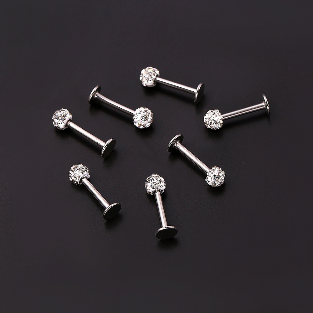 跨境专供唇钉人体穿刺唇饰个性欧美辣妹小众风格镶钻唇钉饰品批发