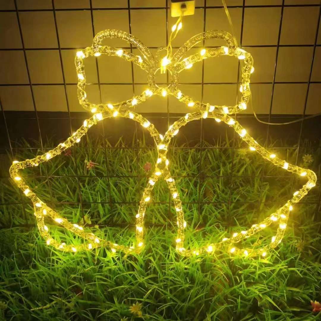 Outdoor LED light string lighting fixtures, festival lights, outdoor lighting fixtures, festive flashlights, neon lights, LED bubble fish light strings, creative decorative lights, dazzling Item Picture