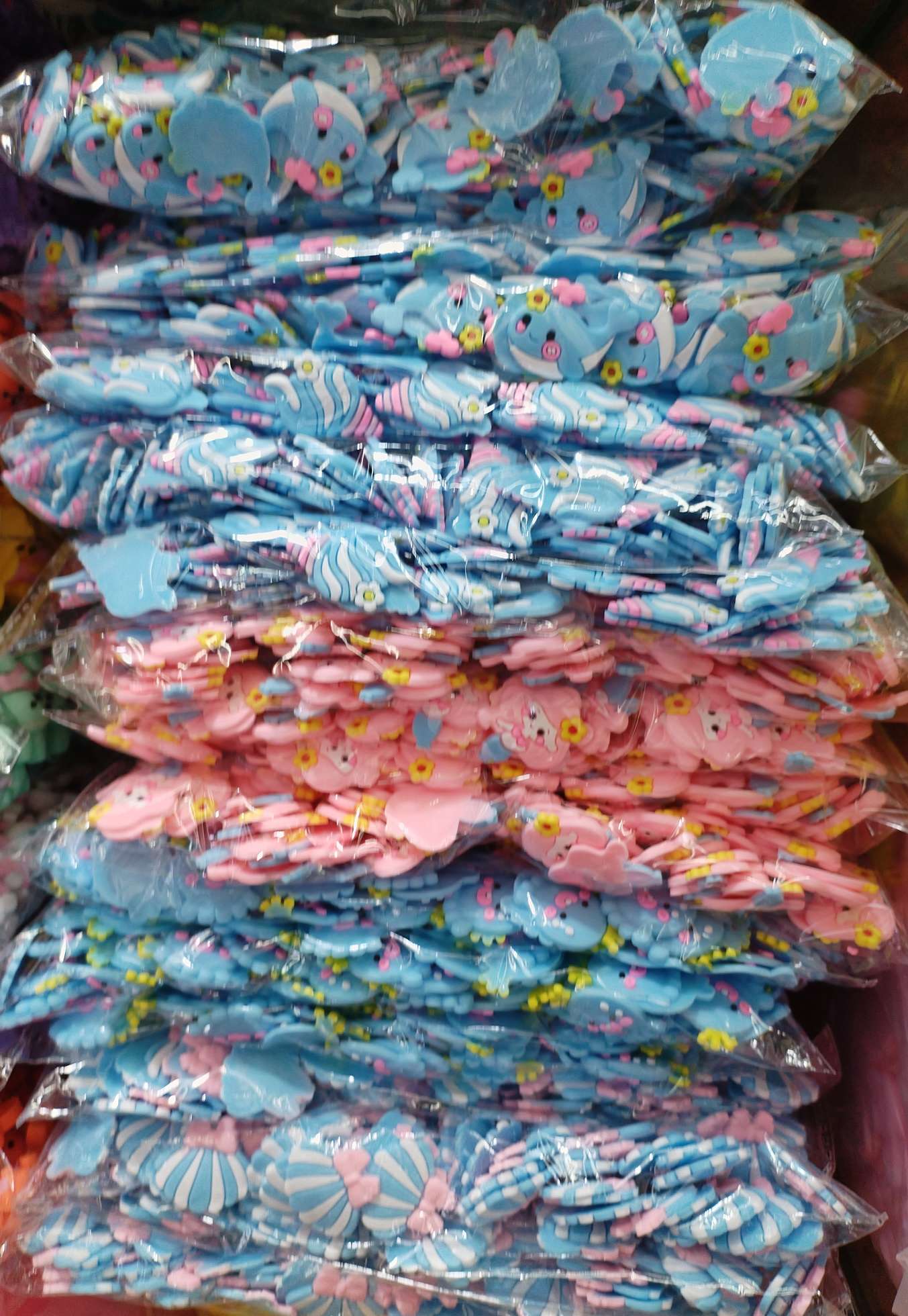 Cartoon beauty shell, conch and ocean series PVC soft rubber accessories, DIY headwear and hair clips, phone cases, Crocs and other accessories