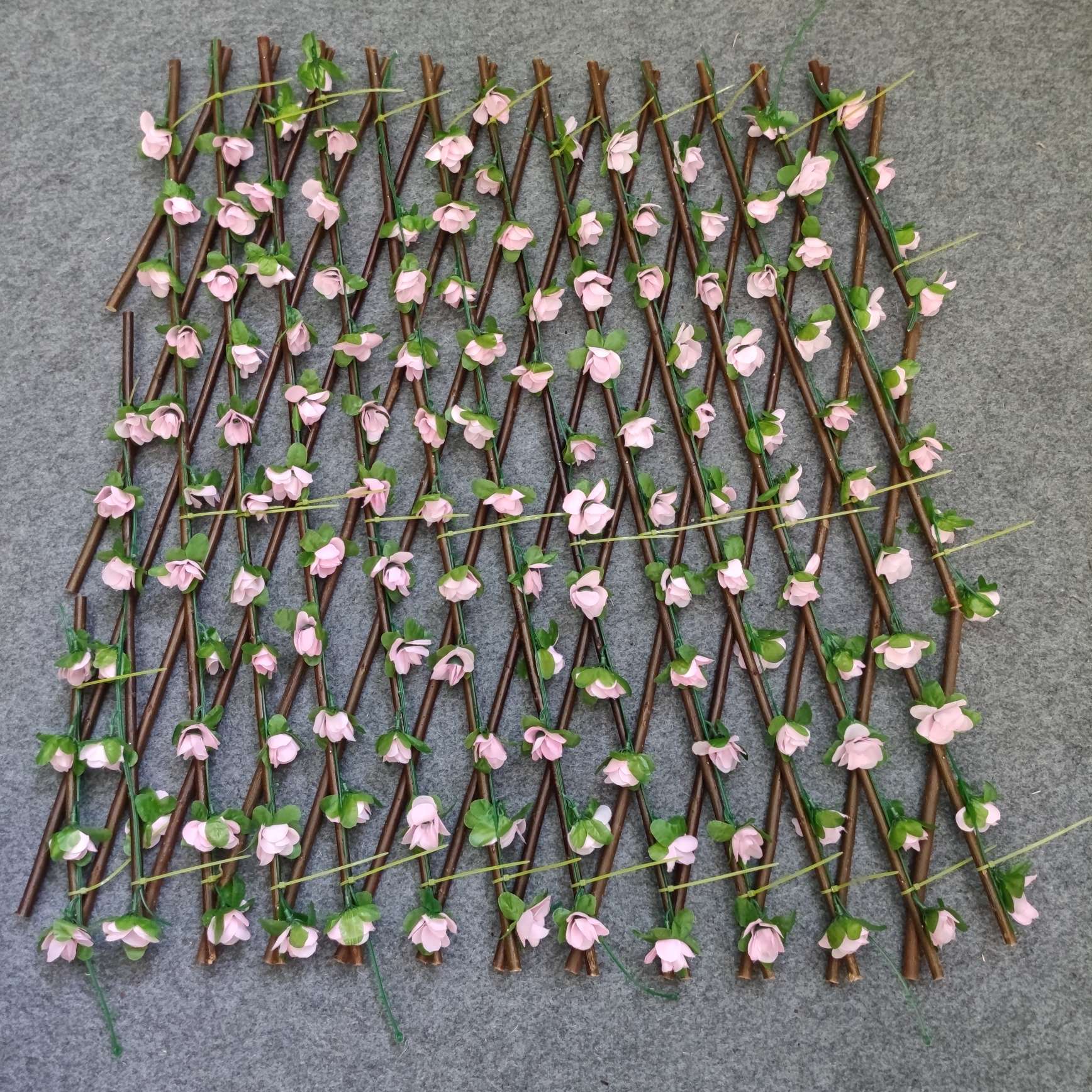 The iron crabapple seedlings, tray seedlings, potted flowers and Euphorbia milii bloom all year round. Office green plants purify the air detail image 16