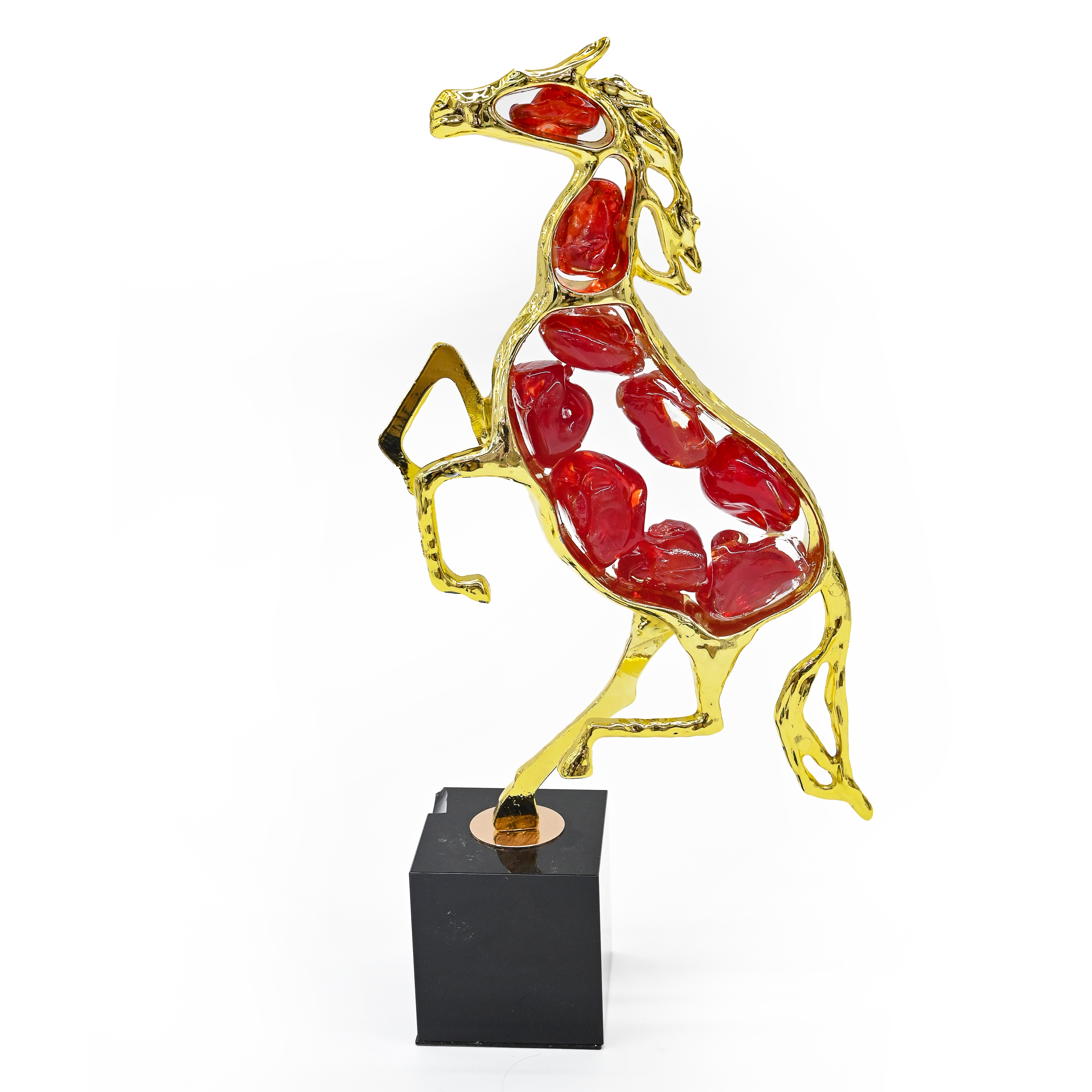 人参如意创意轻奢摆件客厅酒柜玄关电视柜珐琅彩装饰品结婚礼物详情2