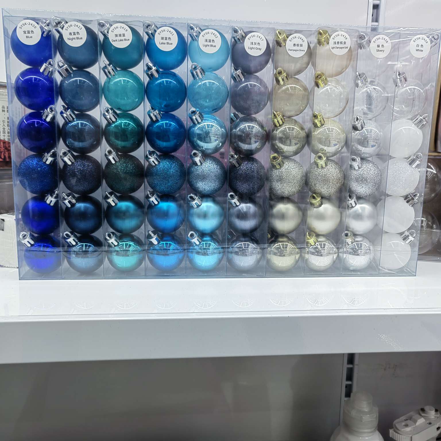 SY231 Christmas balls of 345,678 centimeters can all be produced Specification image