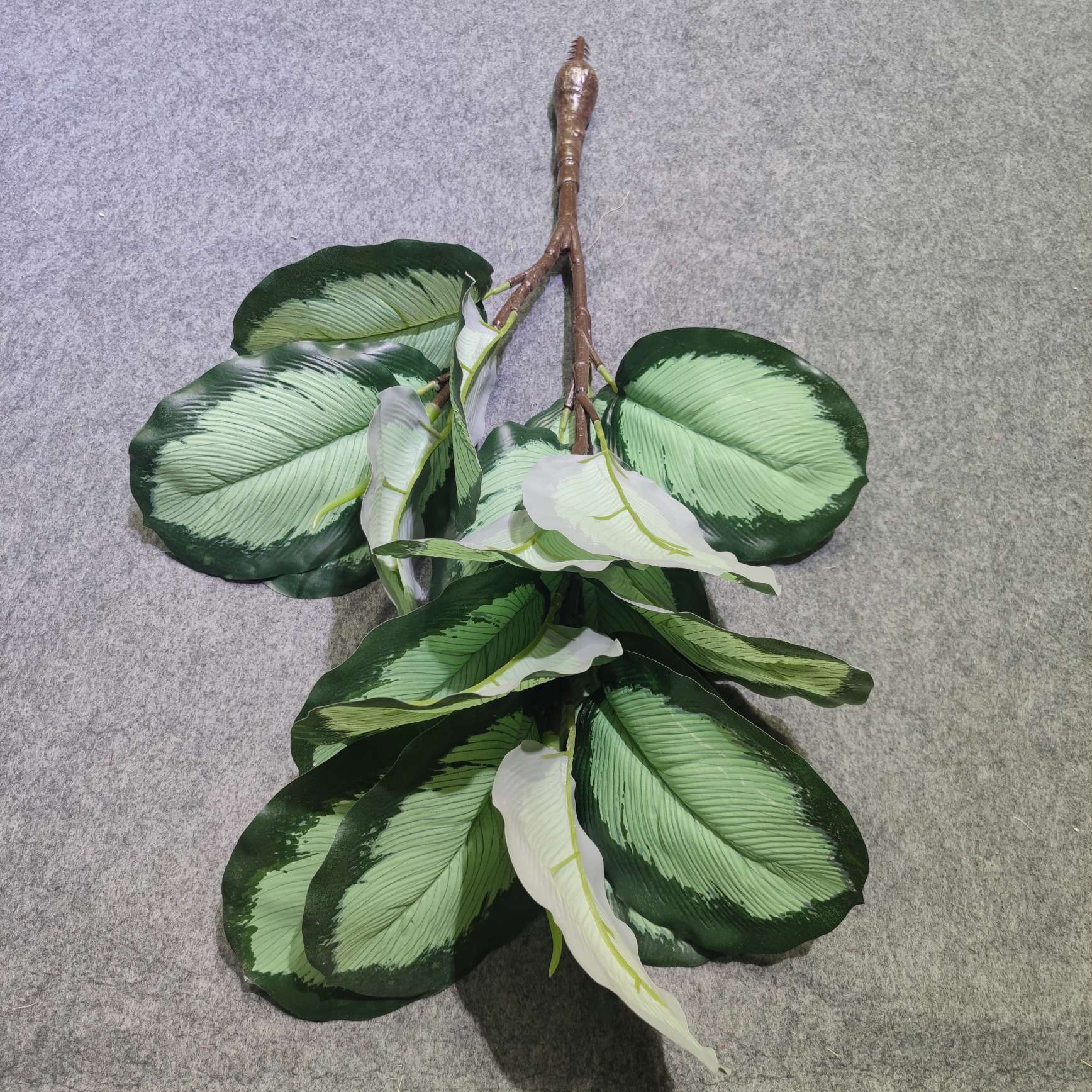 Wholesale of artificial plant artificial leaves, office and home artificial leaf DIY background wall decoration Specification image