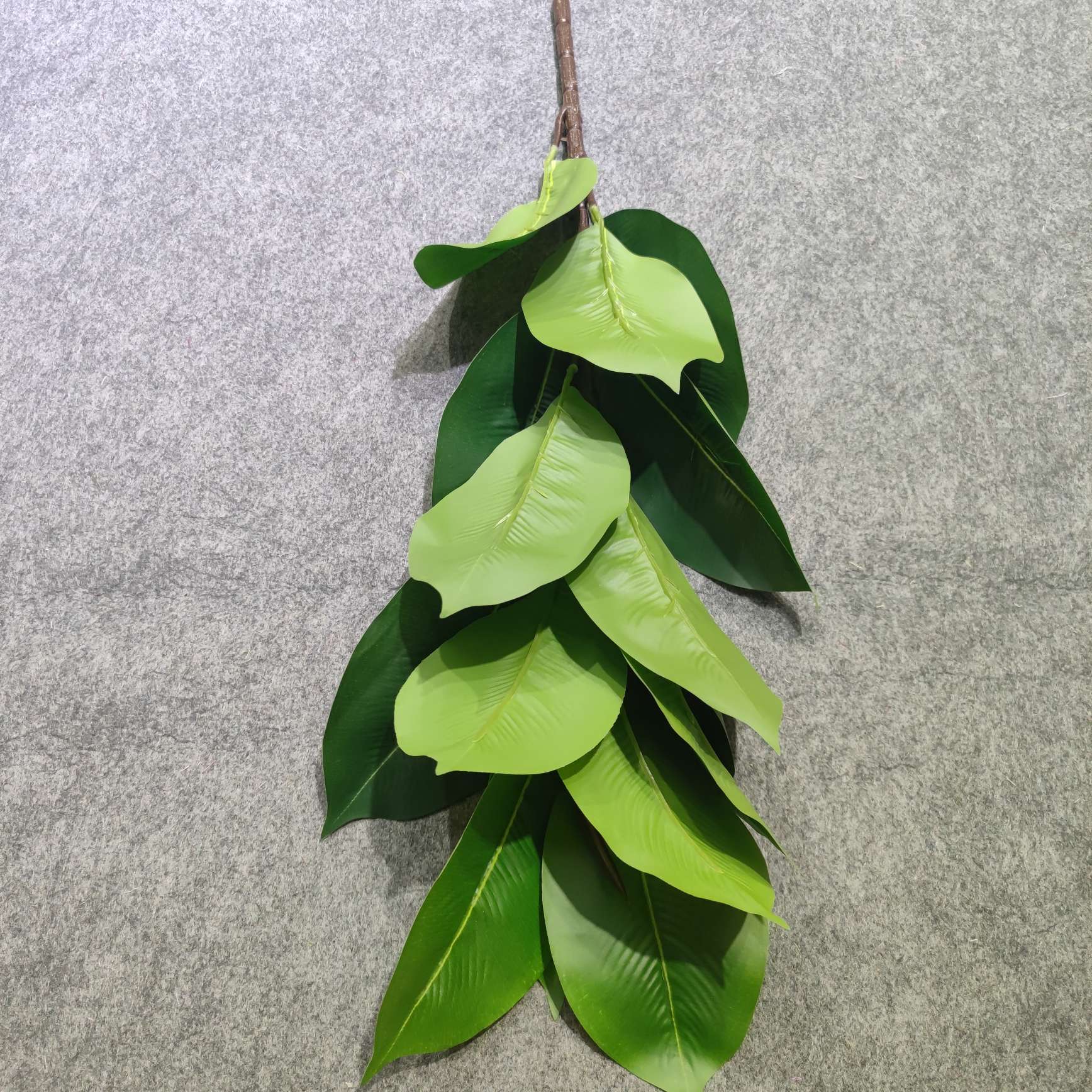 Wholesale of artificial plant artificial leaves, office and home artificial leaf DIY background wall decoration detail image 5