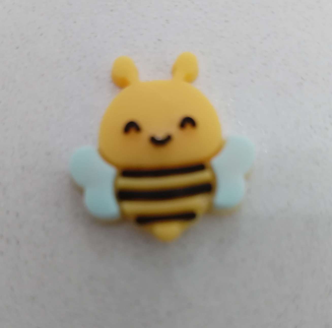 DIY jewelry semi-finished product accessories, Little Bee PVC soft rubber patches. Specification image