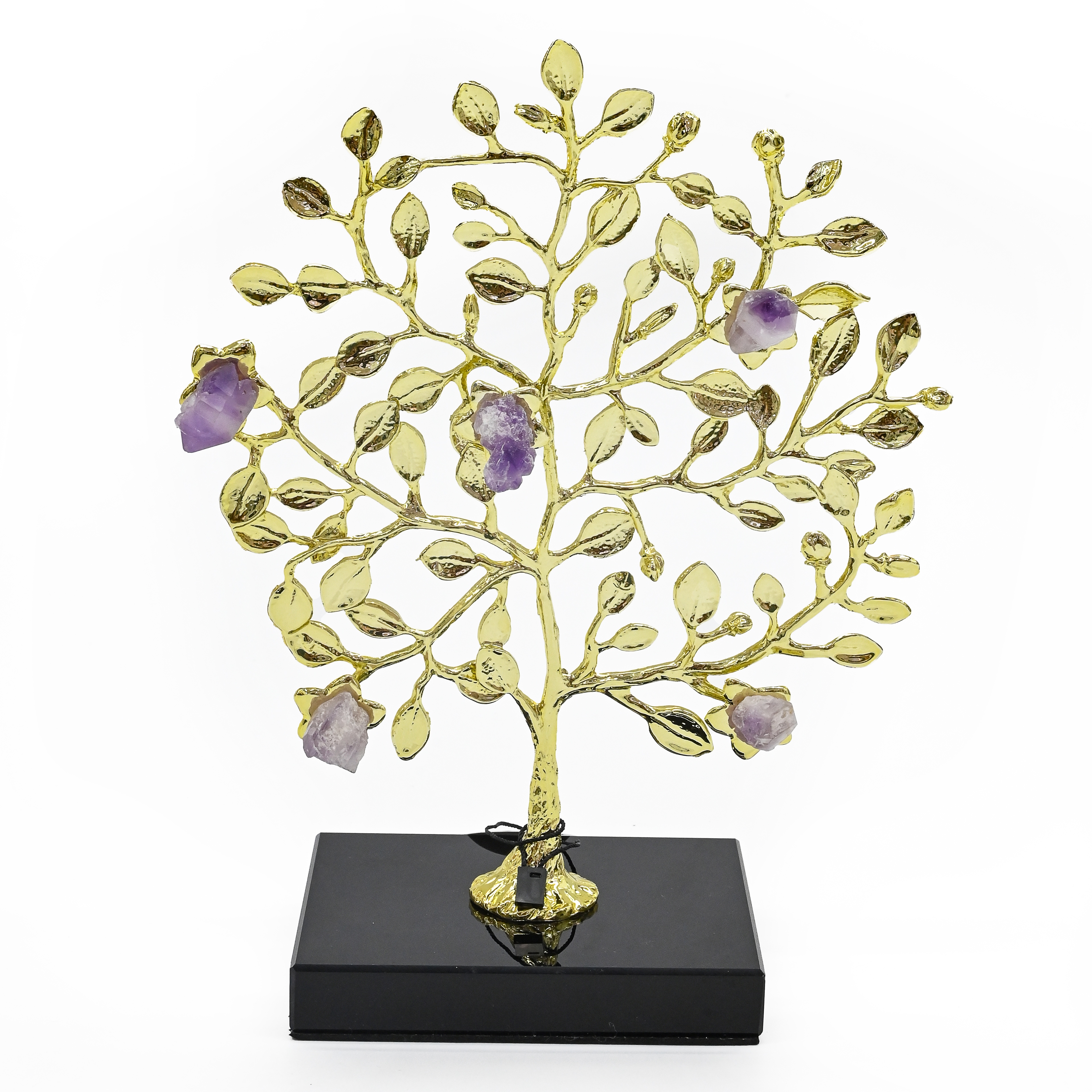 Modern creative TV cabinet decorative items, light luxury and high-end wealth attraction, living room wine cabinet, office money tree decorative items details Picture