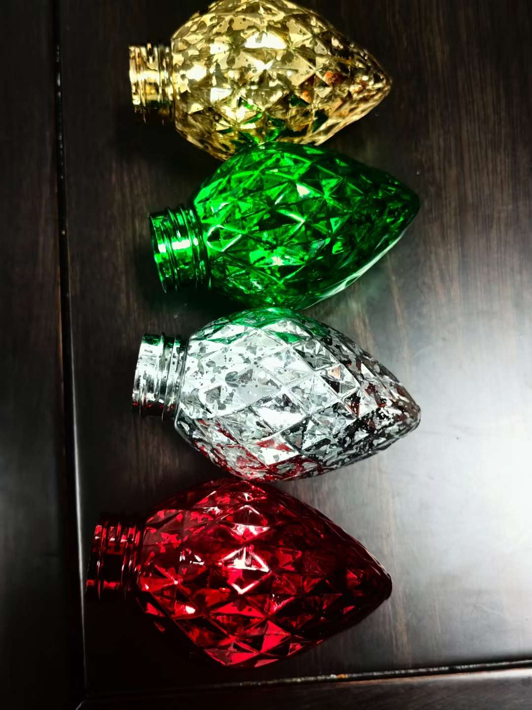 8-centimeter pink pumpkin Christmas balls, packed in OPP bags and PVC boxes detail image 3