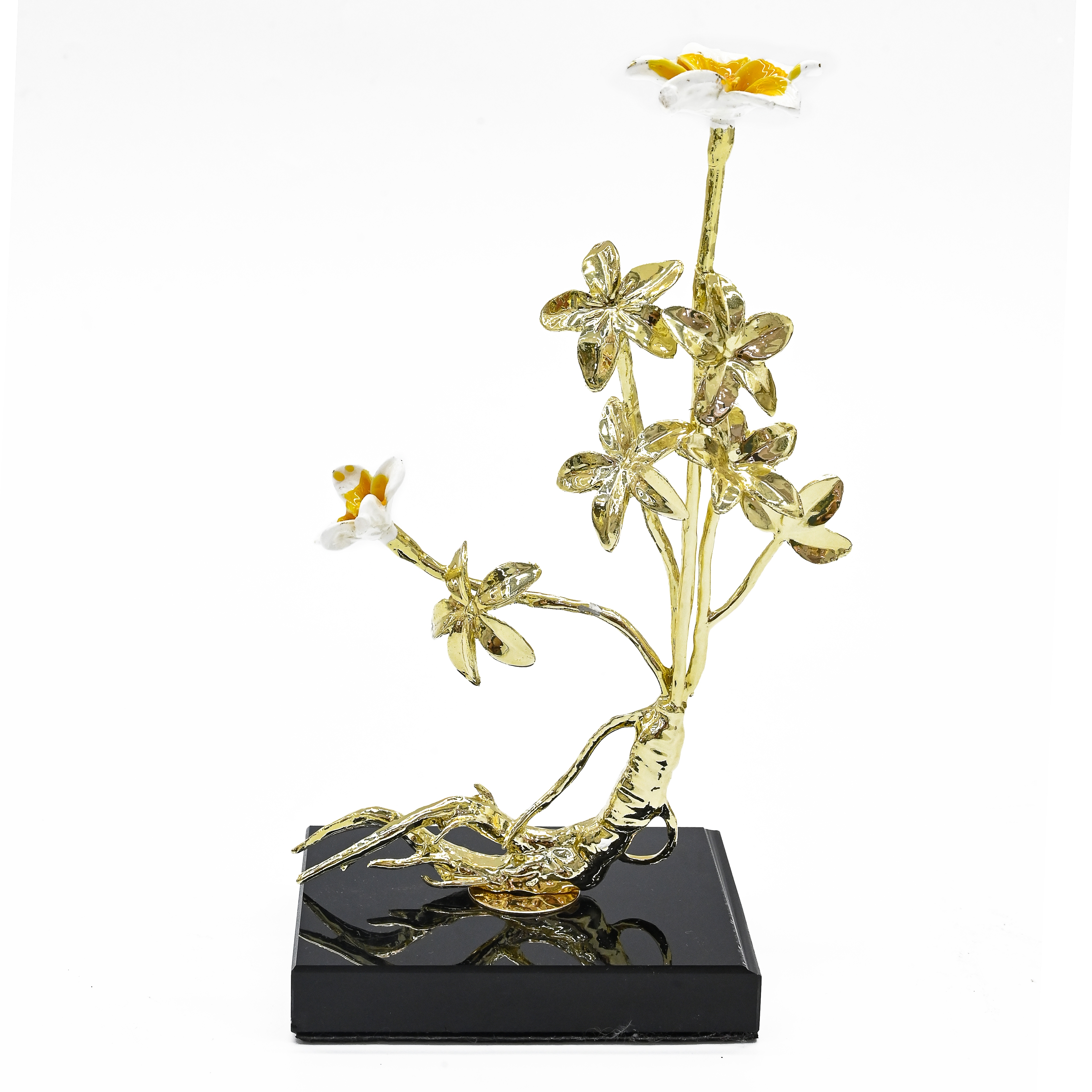 人参如意创意轻奢摆件客厅酒柜玄关电视柜珐琅彩装饰品结婚礼物细节图