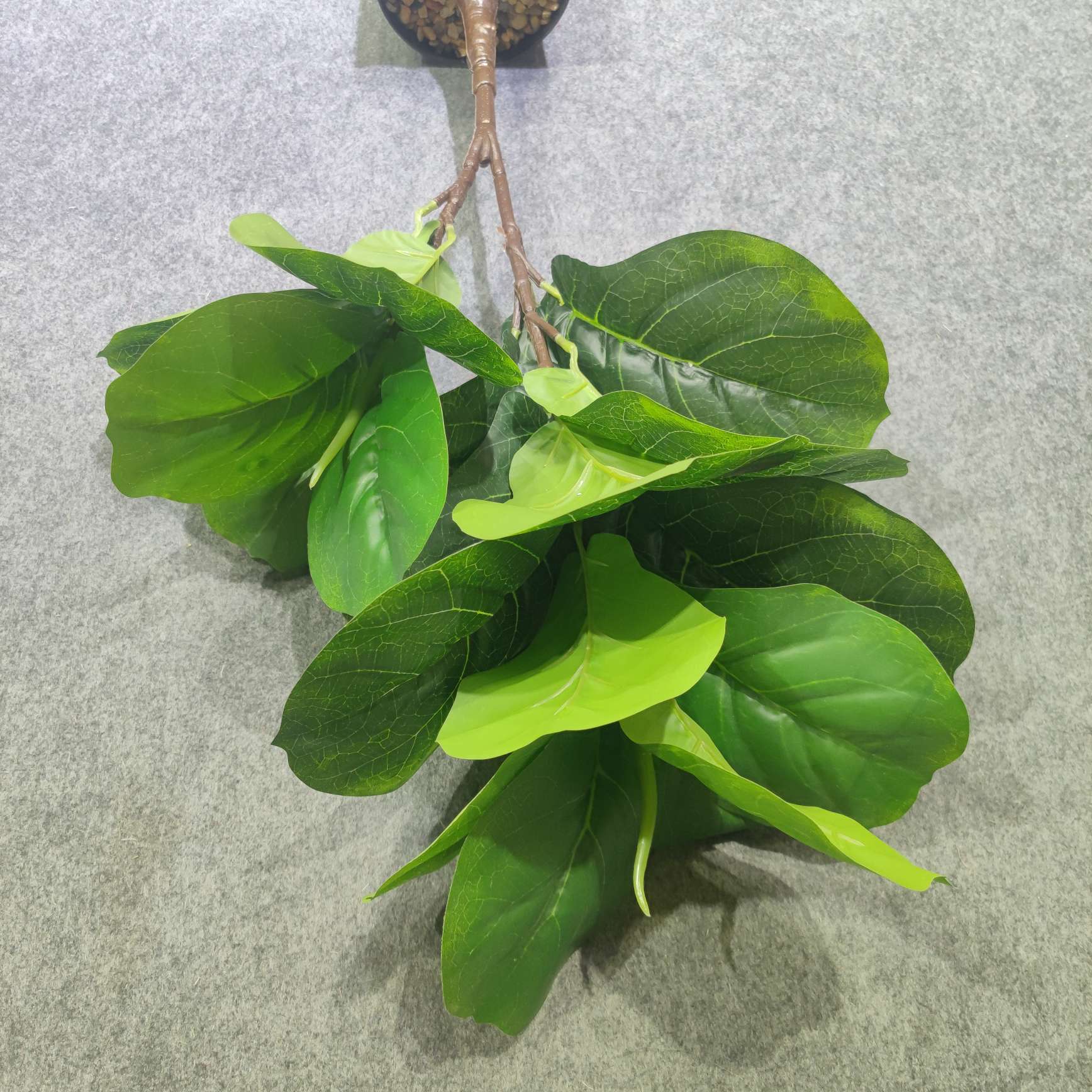 Wholesale of artificial plant artificial leaves, office and home artificial leaf DIY background wall decoration detail image 10